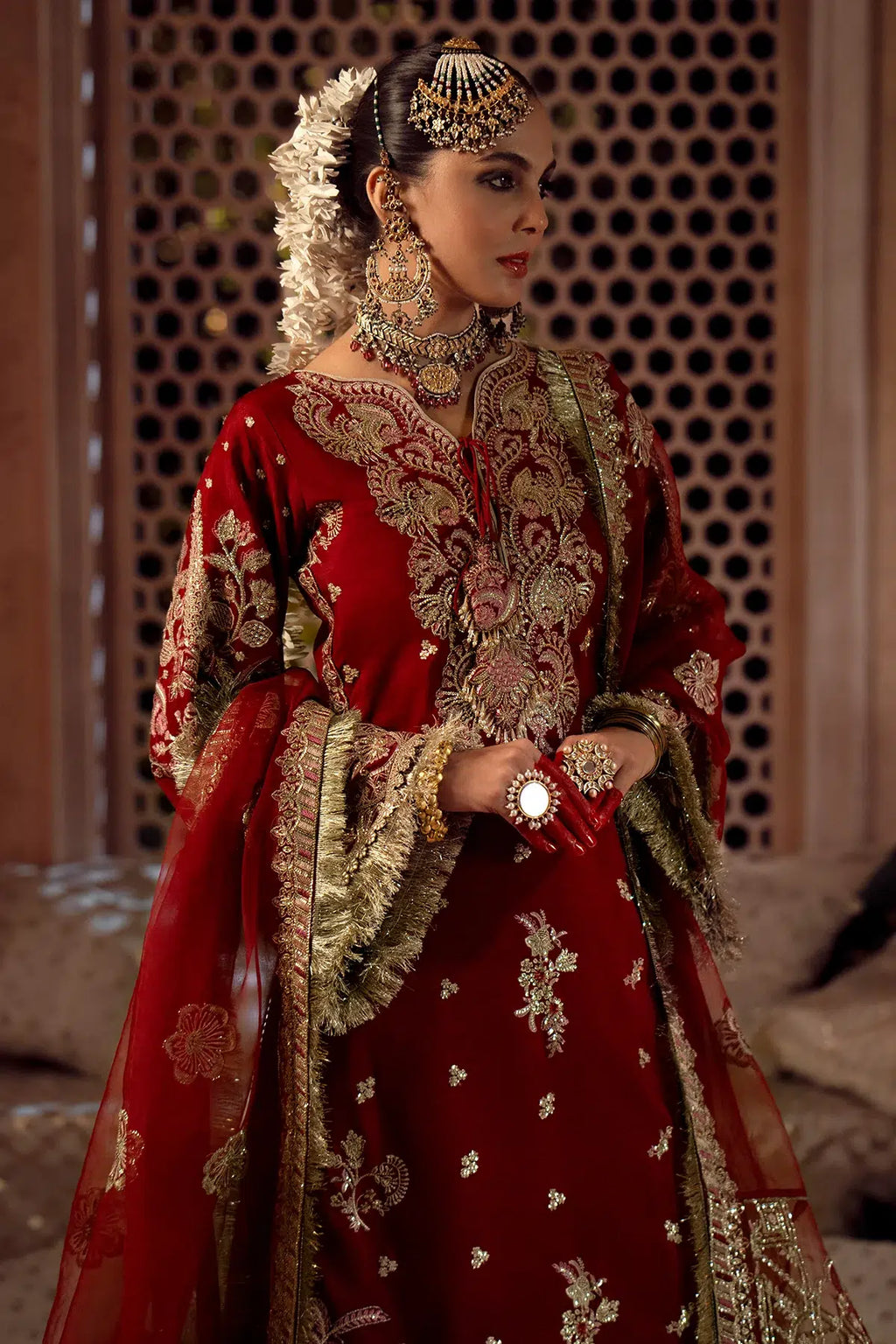 AJR Couture | Mushk The Silk Edit | Gulab - House Of Anaya