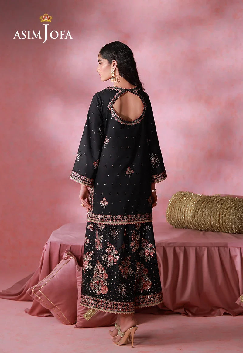 Asim Jofa | Festive Collection 26 | AJULFI-07 Embroidered Silk 2 Pcs