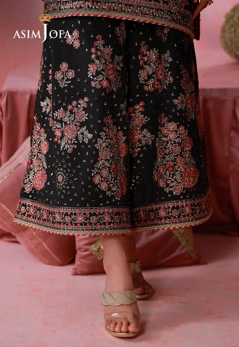Asim Jofa | Festive Collection 26 | AJULFI-07 Embroidered Silk 2 Pcs