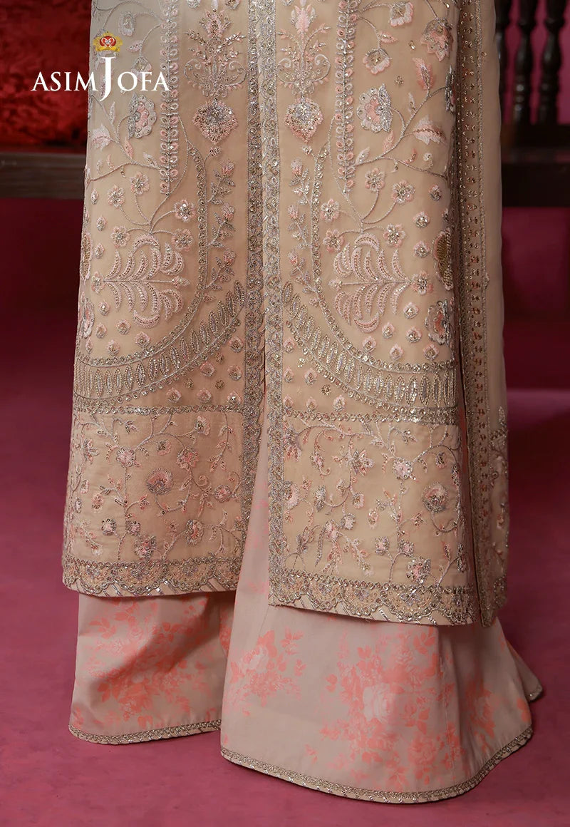 Asim Jofa | Festive Collection 26 | AJULFI-08 Embroidered Organza 3 Pcs