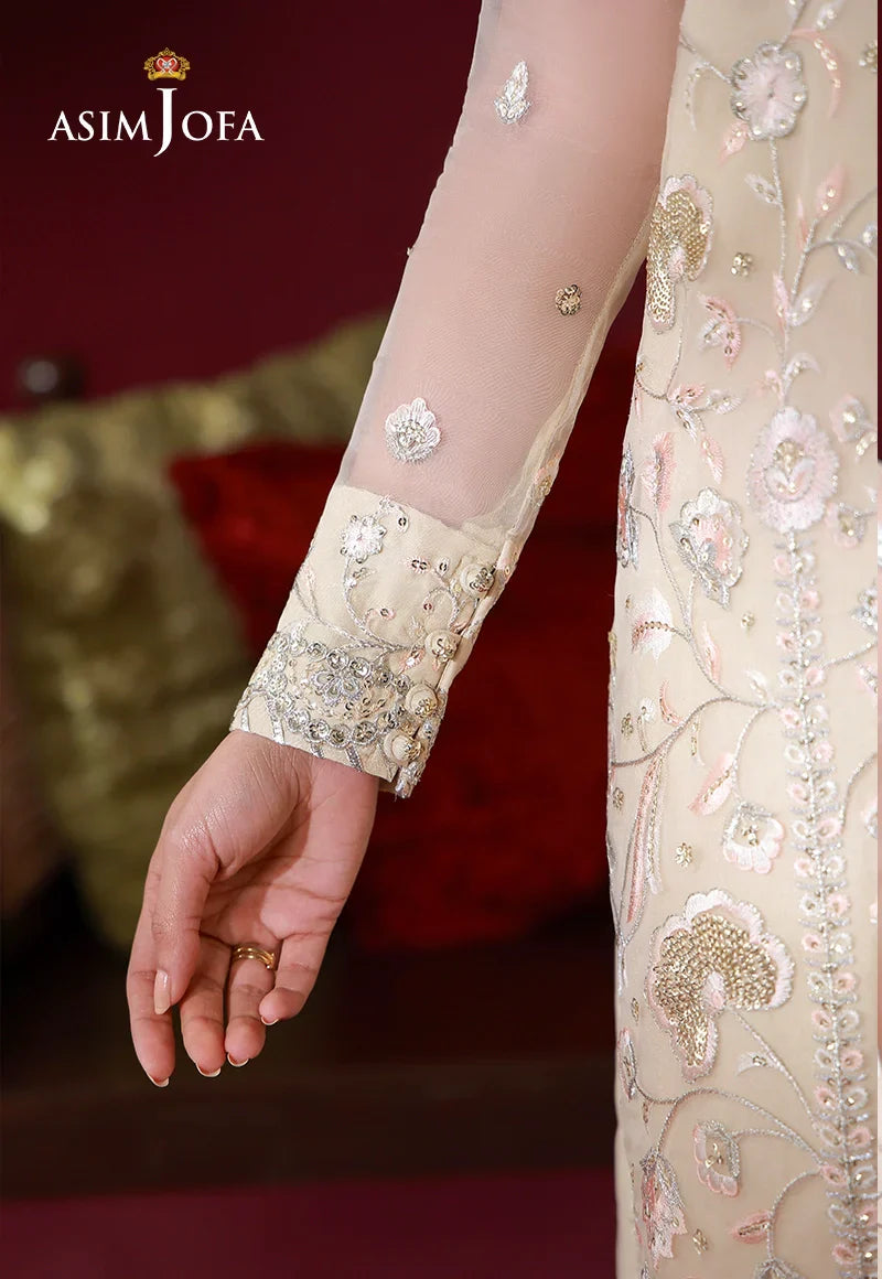 Asim Jofa | Festive Collection 26 | AJULFI-08 Embroidered Organza 3 Pcs