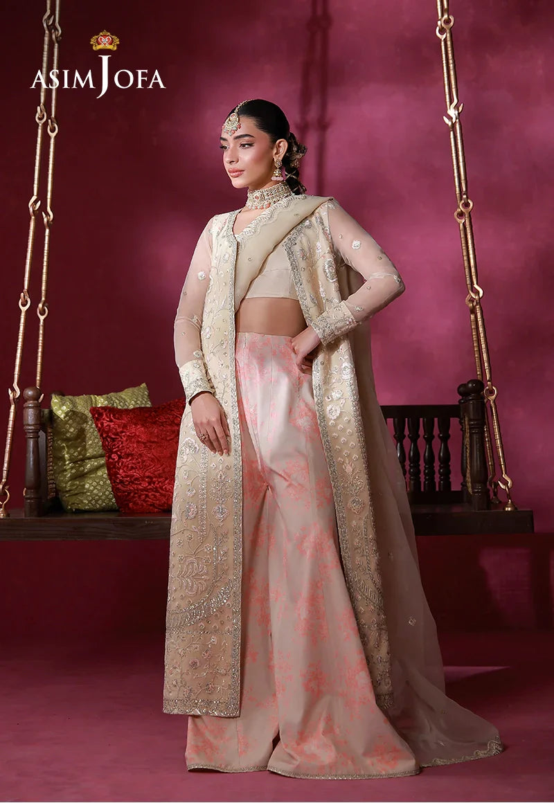 Asim Jofa | Festive Collection 26 | AJULFI-08 Embroidered Organza 3 Pcs