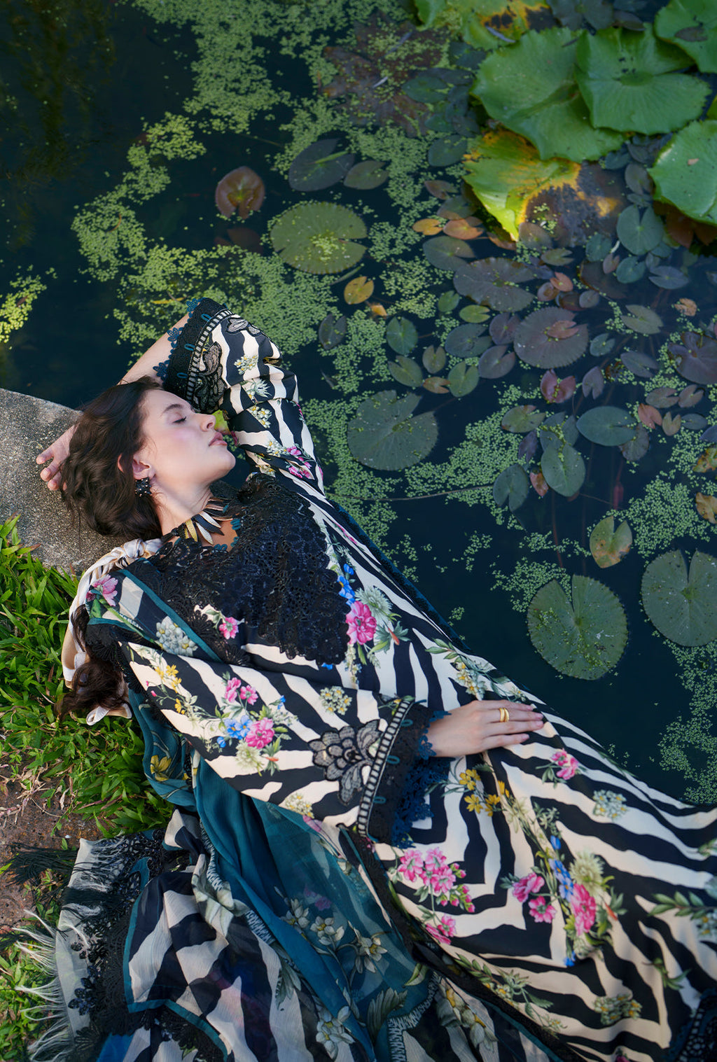 AJR Couture | Printed Chikankari 26 | Iris