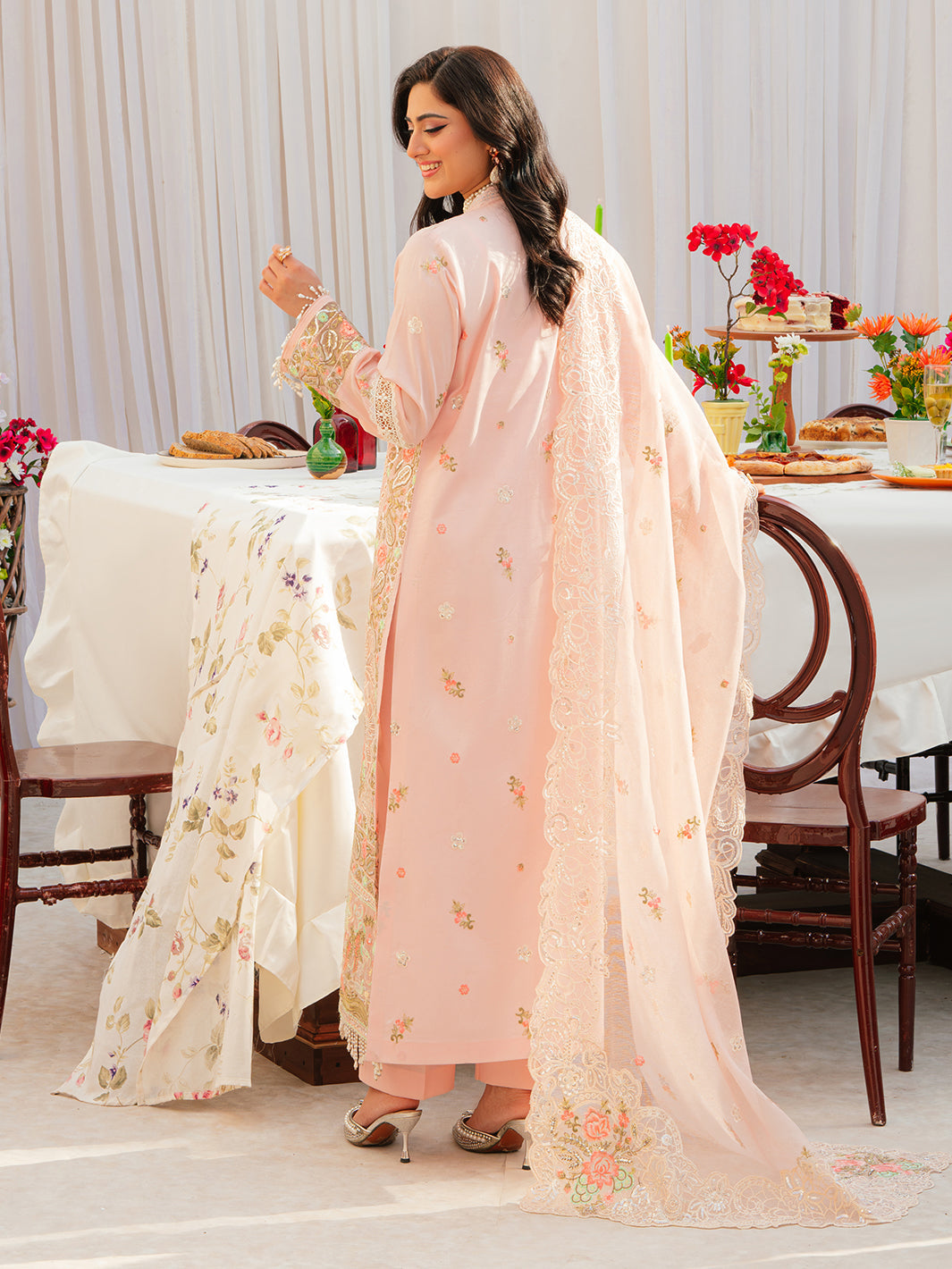 Mahnur | Allenura Luxury Lawn 24 | AZURE - Riwayat-e-Khas