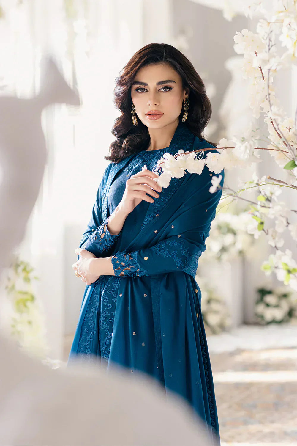 Azure | Ensembles Embroidered Formals | Aegean Breeze - Riwayat-e-Khas
