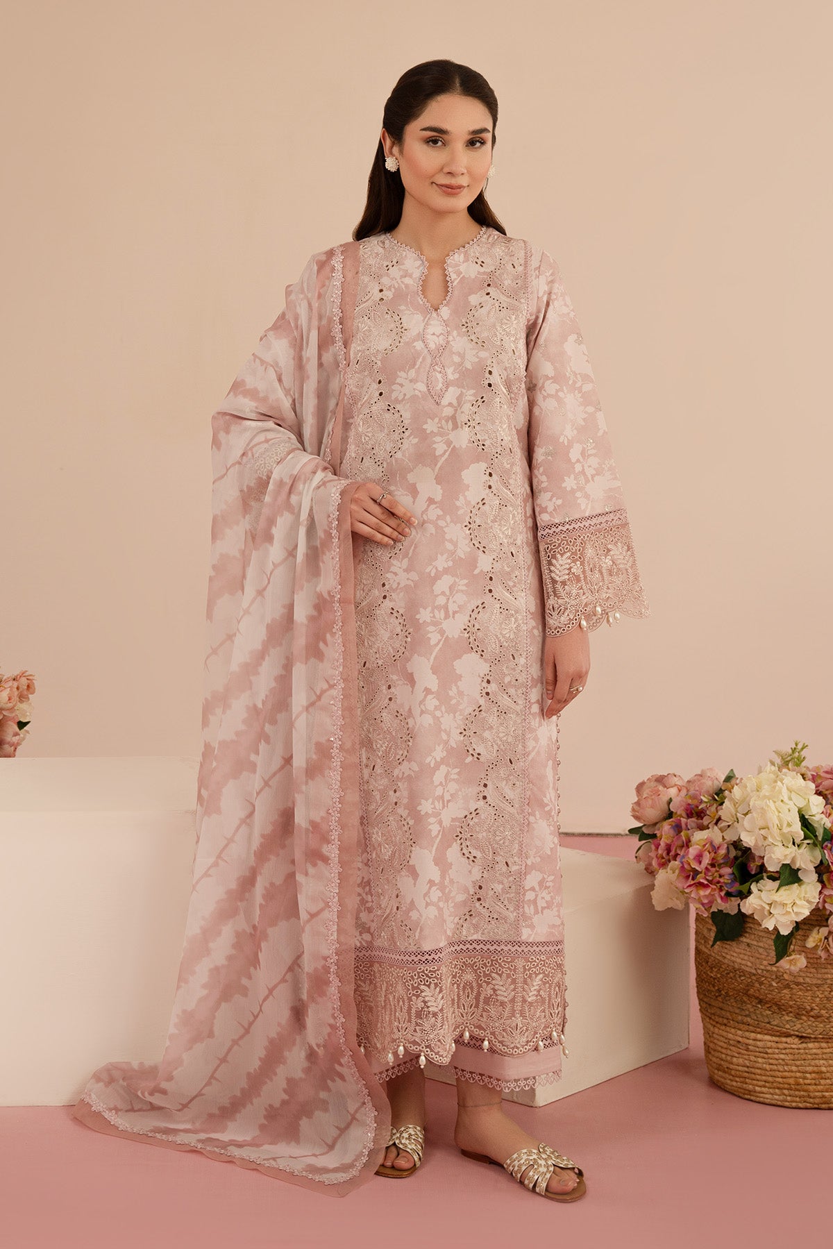 Afrozeh | Floral Charm 25 | Myrtle