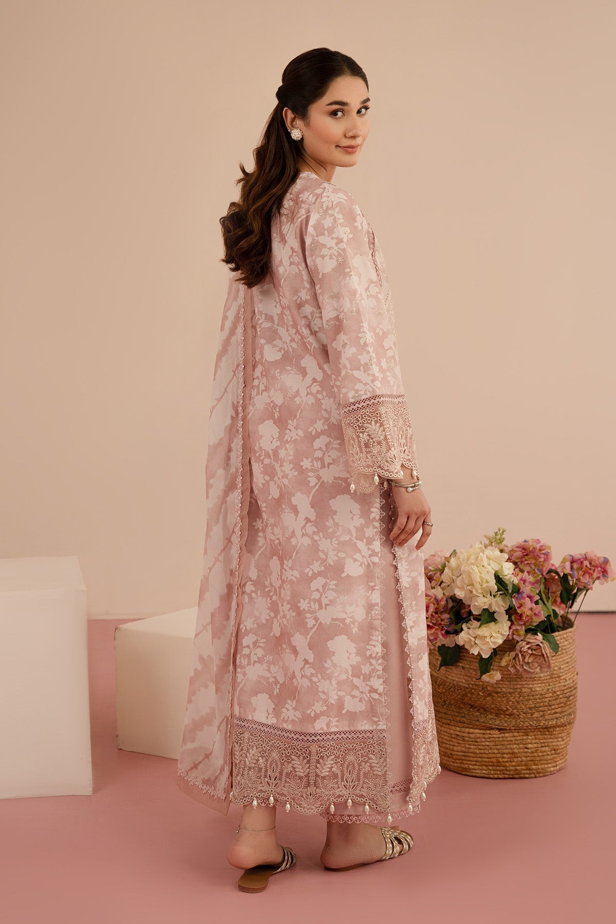 Afrozeh | Floral Charm 25 | Myrtle