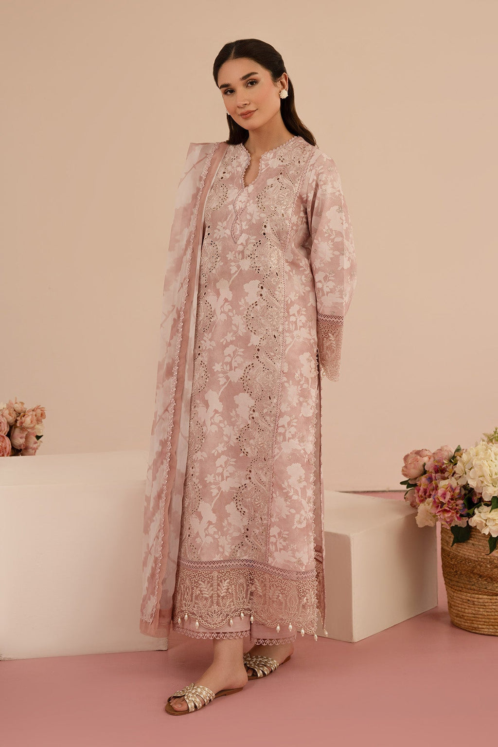 Afrozeh | Floral Charm 25 | Myrtle