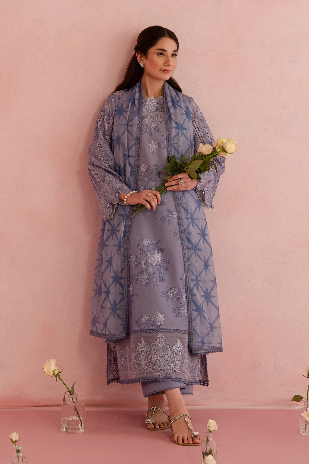 Afrozeh | Floral Charm 25 | Columbine