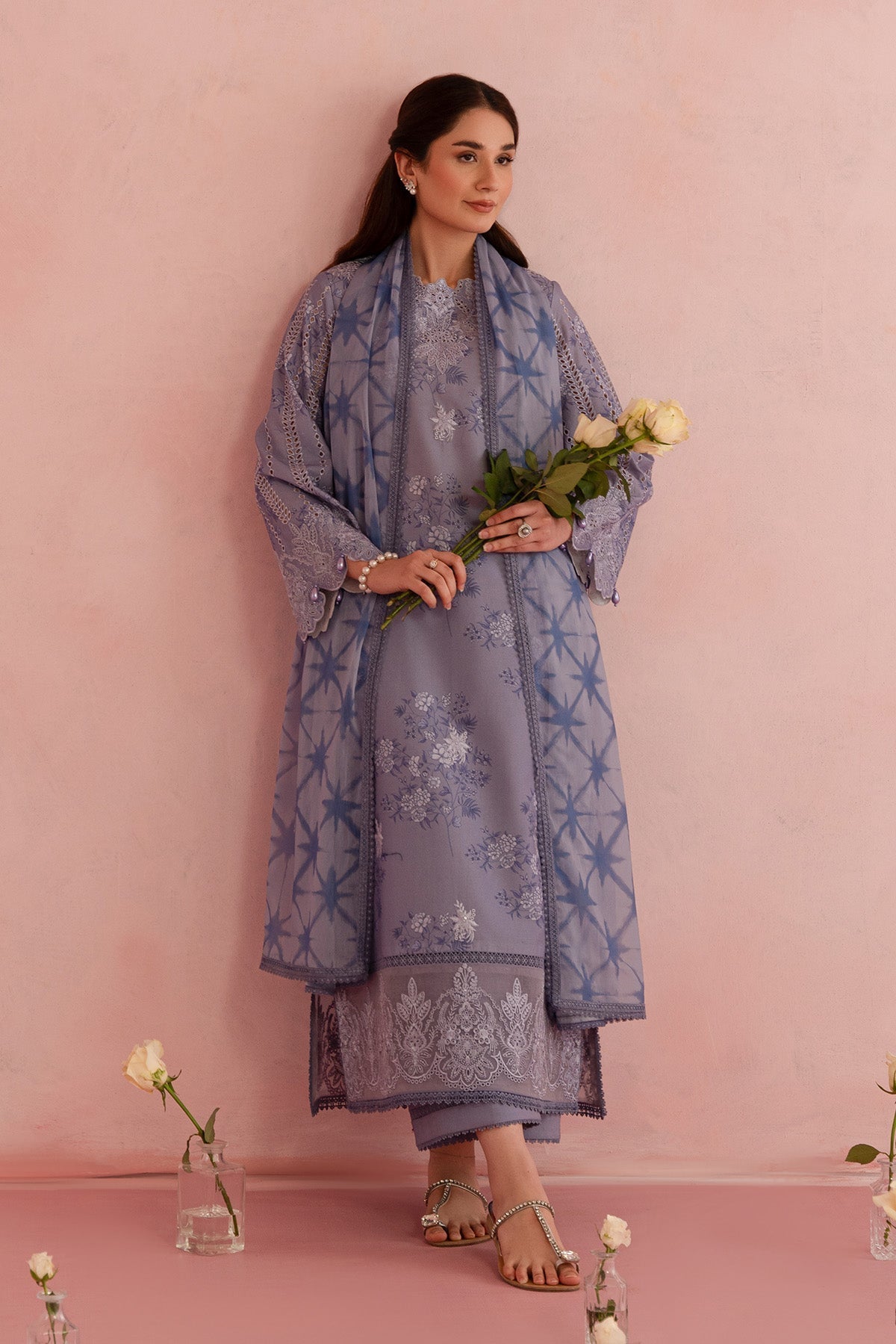Afrozeh | Floral Charm 25 | Columbine