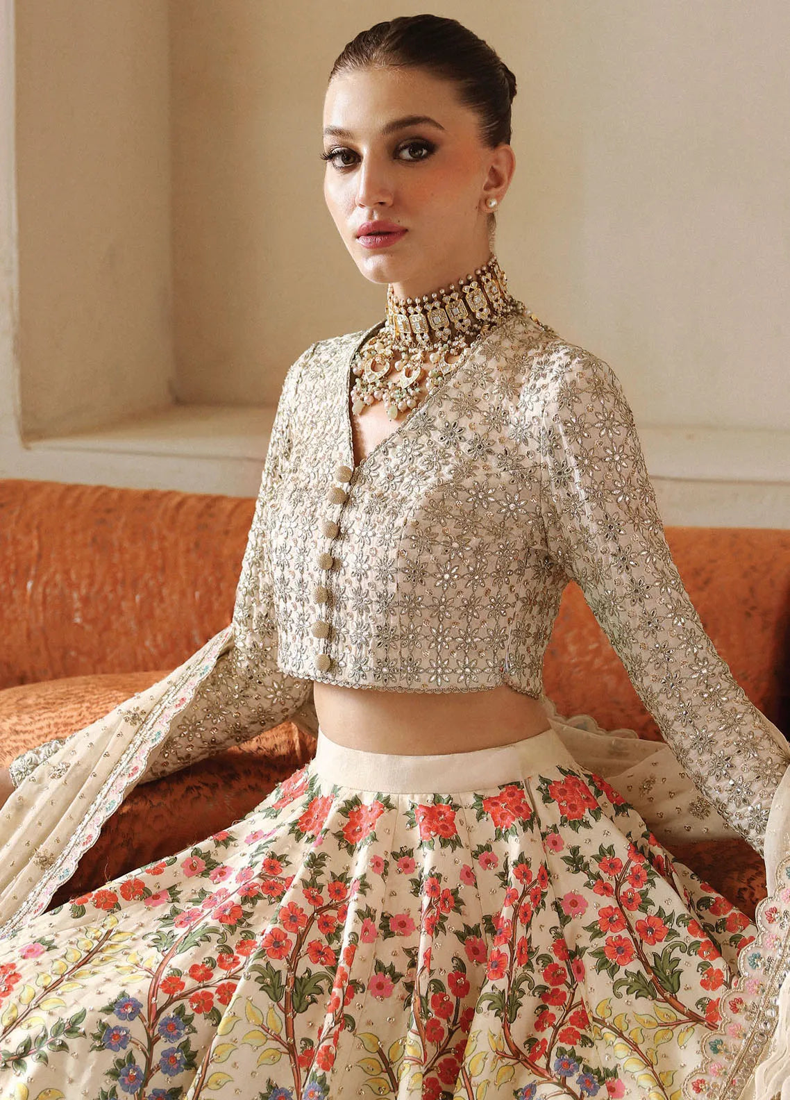 Afrozeh Shehnai Wedding Formal 3Pc Suit AFS-24-09 Gulnar