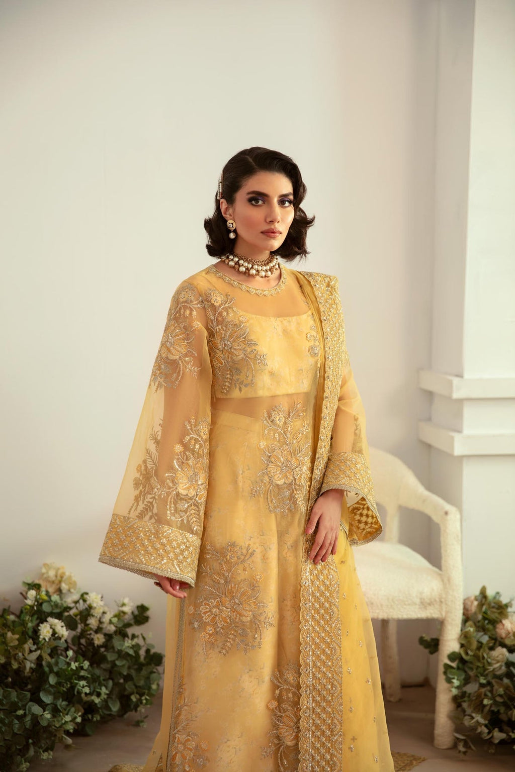 Akbar Aslam | Velora Formal Pret | Fawn