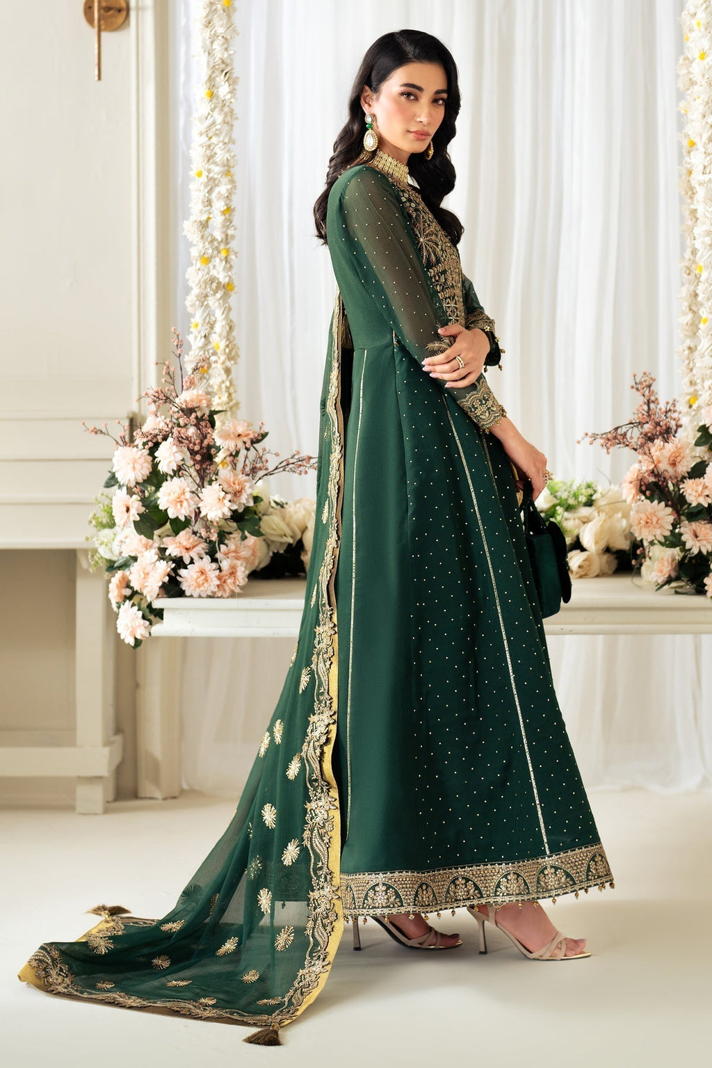 Alizeh | Selene Luxury Chiffon Collection 25 | AF-PS-8003-Citrus - Riwayat-e-Khas