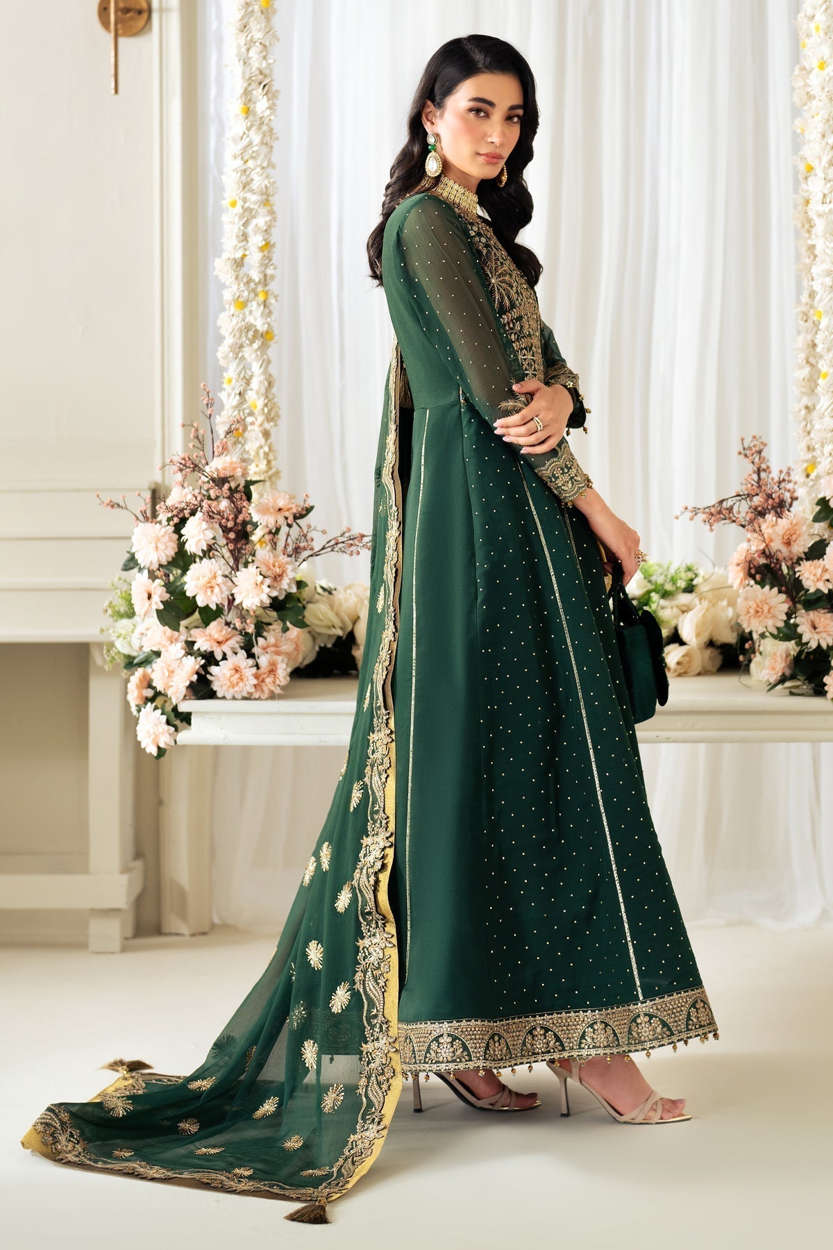 Alizeh | Selene Luxury Chiffon Collection 25 | AF-PS-8003-Citrus - Riwayat-e-Khas