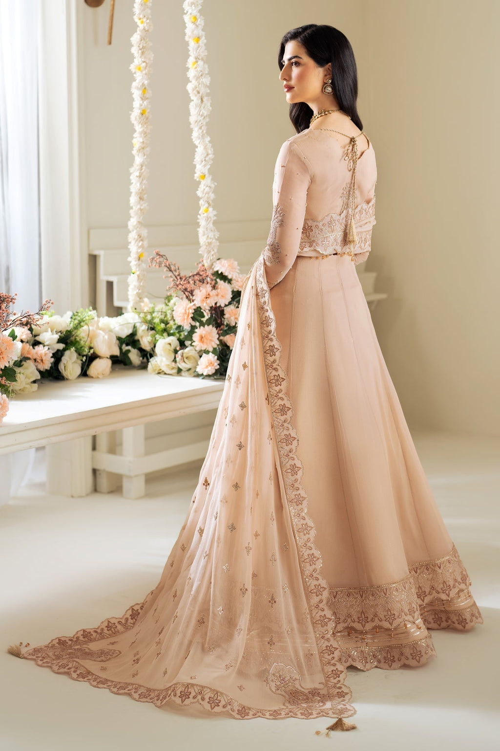 Alizeh | Selene Luxury Chiffon Collection 25 | AF-PS-8004-Lotus - House Of Anaya