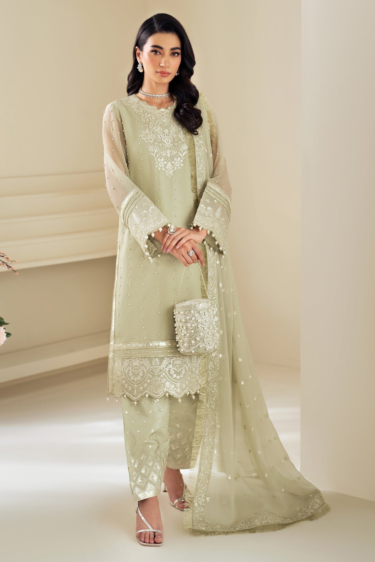 Alizeh | Selene Luxury Chiffon Collection 25 | AF-PS-8008-Neo - Riwayat-e-Khas