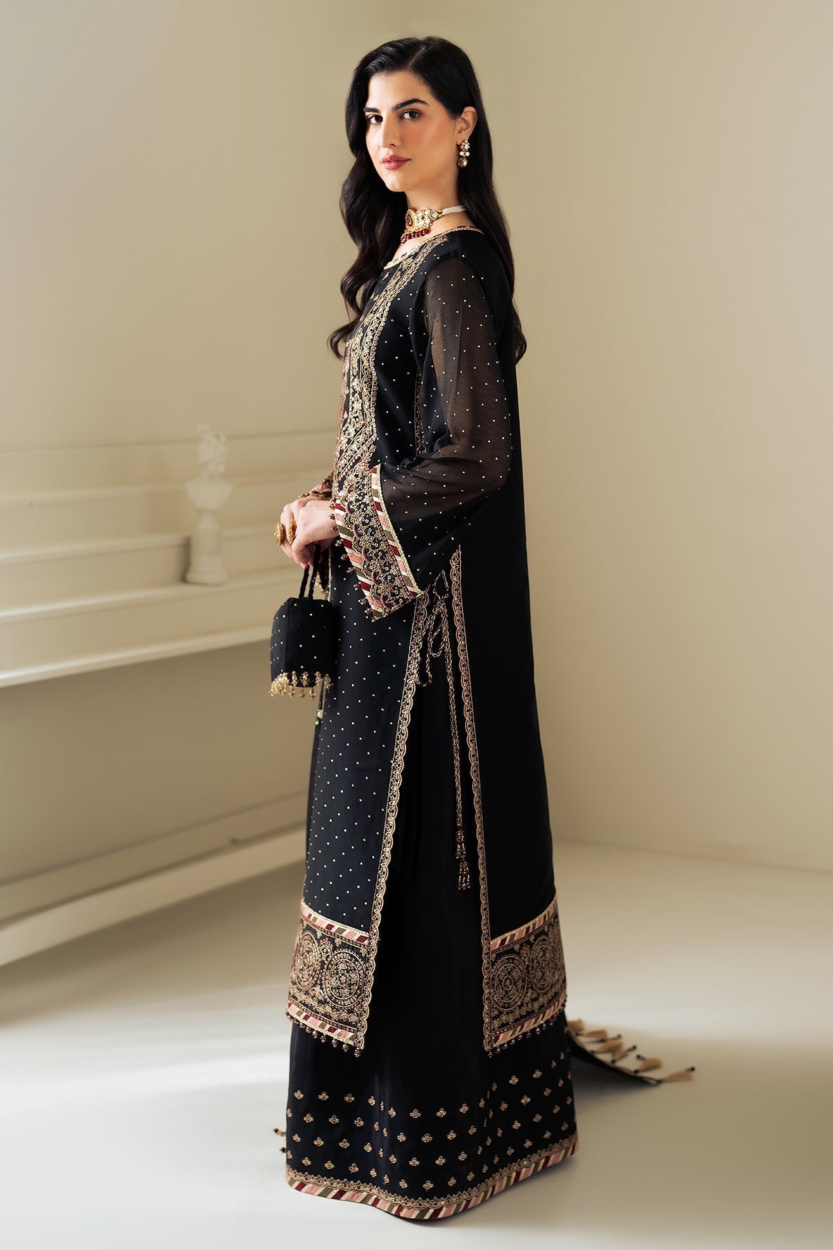 Alizeh | Selene Luxury Chiffon Collection 25 | AF-PS-8005-Alba - Riwayat-e-Khas