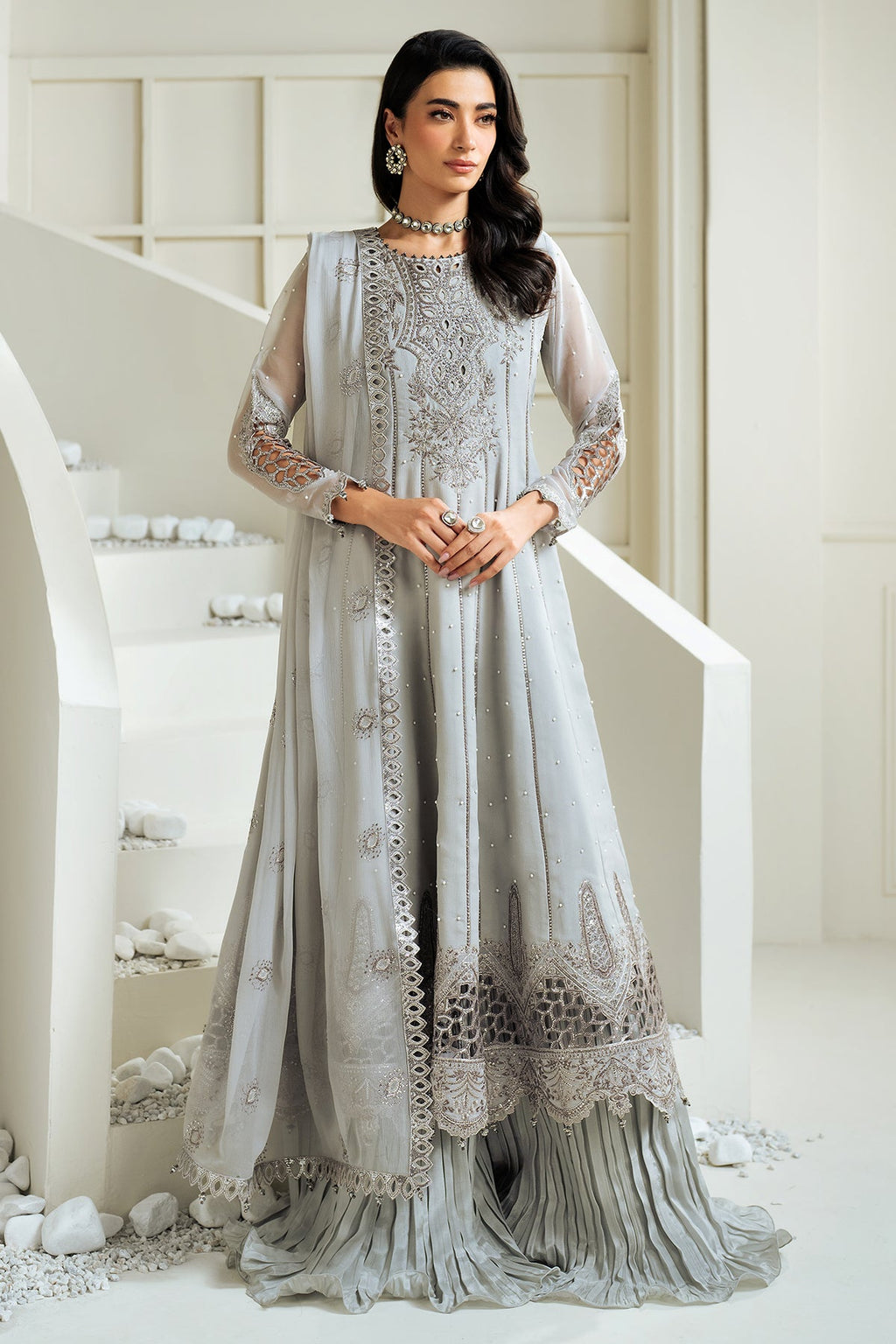 Alizeh | Selene Luxury Chiffon Collection 25 | AF-PS-8002-Luna - Riwayat-e-Khas