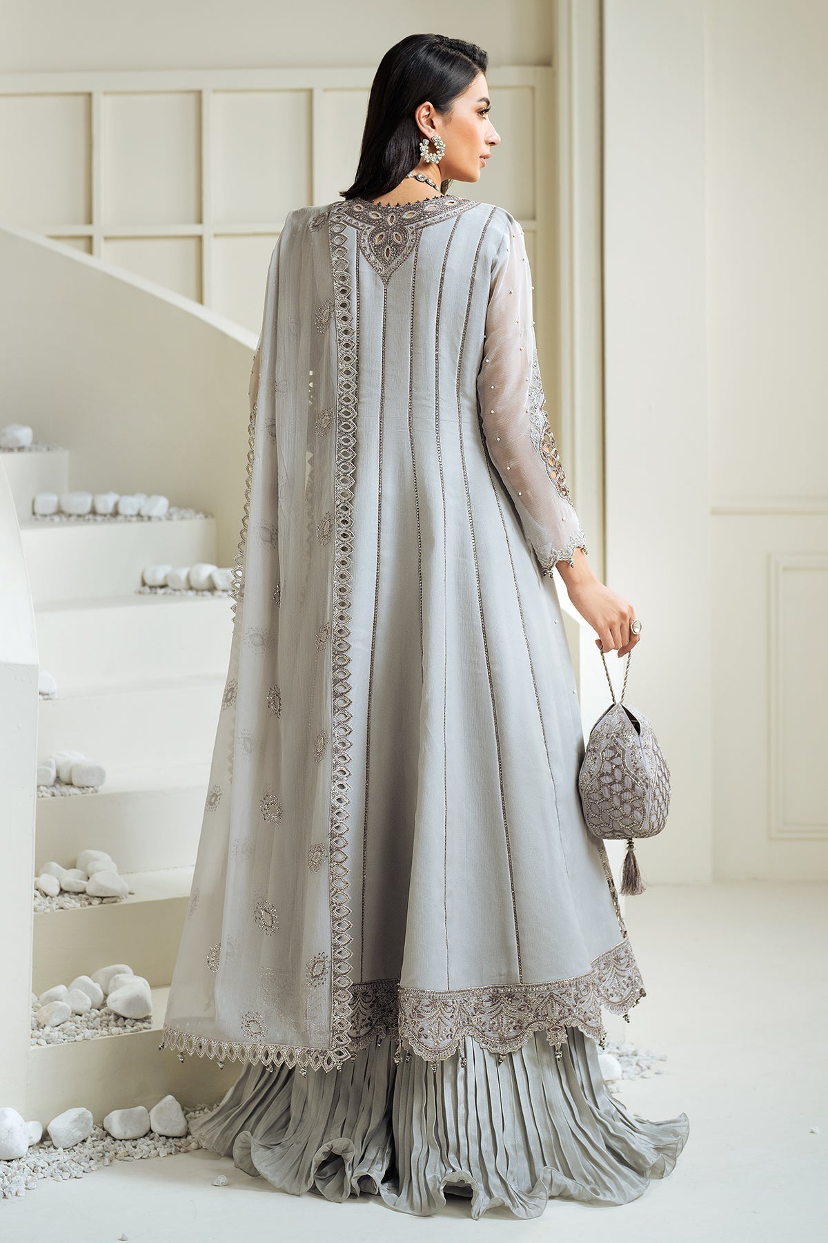 Alizeh | Selene Luxury Chiffon Collection 25 | AF-PS-8002-Luna - Riwayat-e-Khas