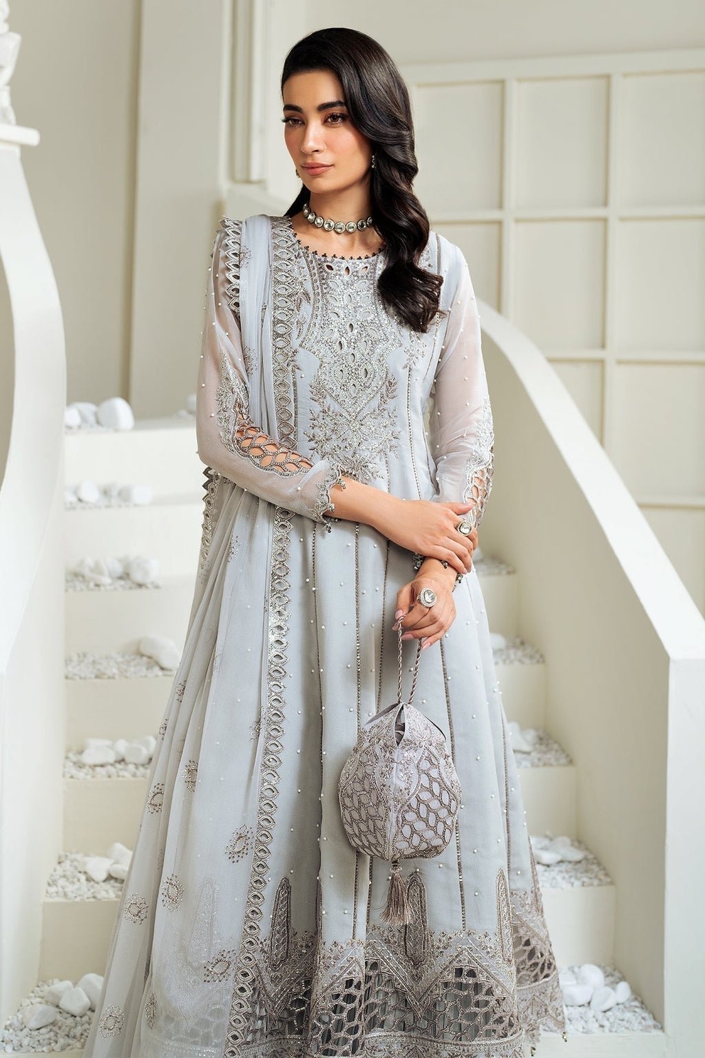 Alizeh | Selene Luxury Chiffon Collection 25 | AF-PS-8002-Luna - Riwayat-e-Khas