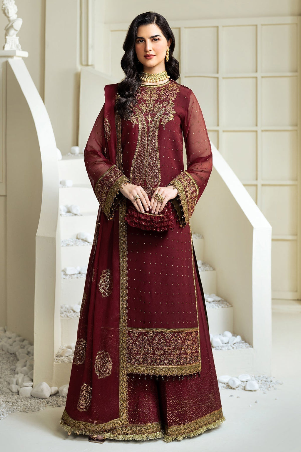 Alizeh | Selene Luxury Chiffon Collection 25 | AF-PS-8007-Gina - House Of Anaya