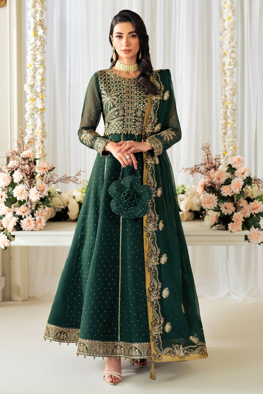 Alizeh | Selene Luxury Chiffon Collection 25 | AF-PS-8003-Citrus - Riwayat-e-Khas