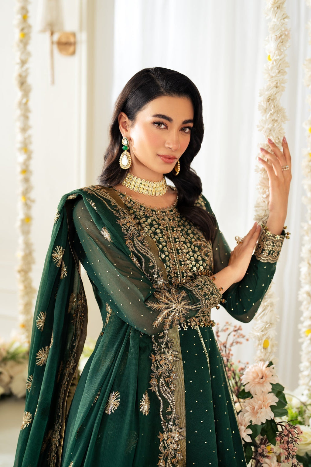 Alizeh | Selene Luxury Chiffon Collection 25 | AF-PS-8003-Citrus - Riwayat-e-Khas