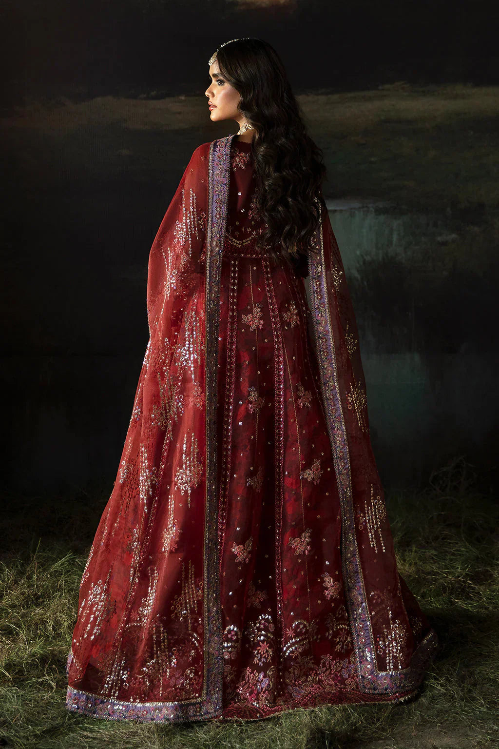 Hayat by Afrozeh Embroidered Organza 3Pc Suit AFH-24-02 ANAYA