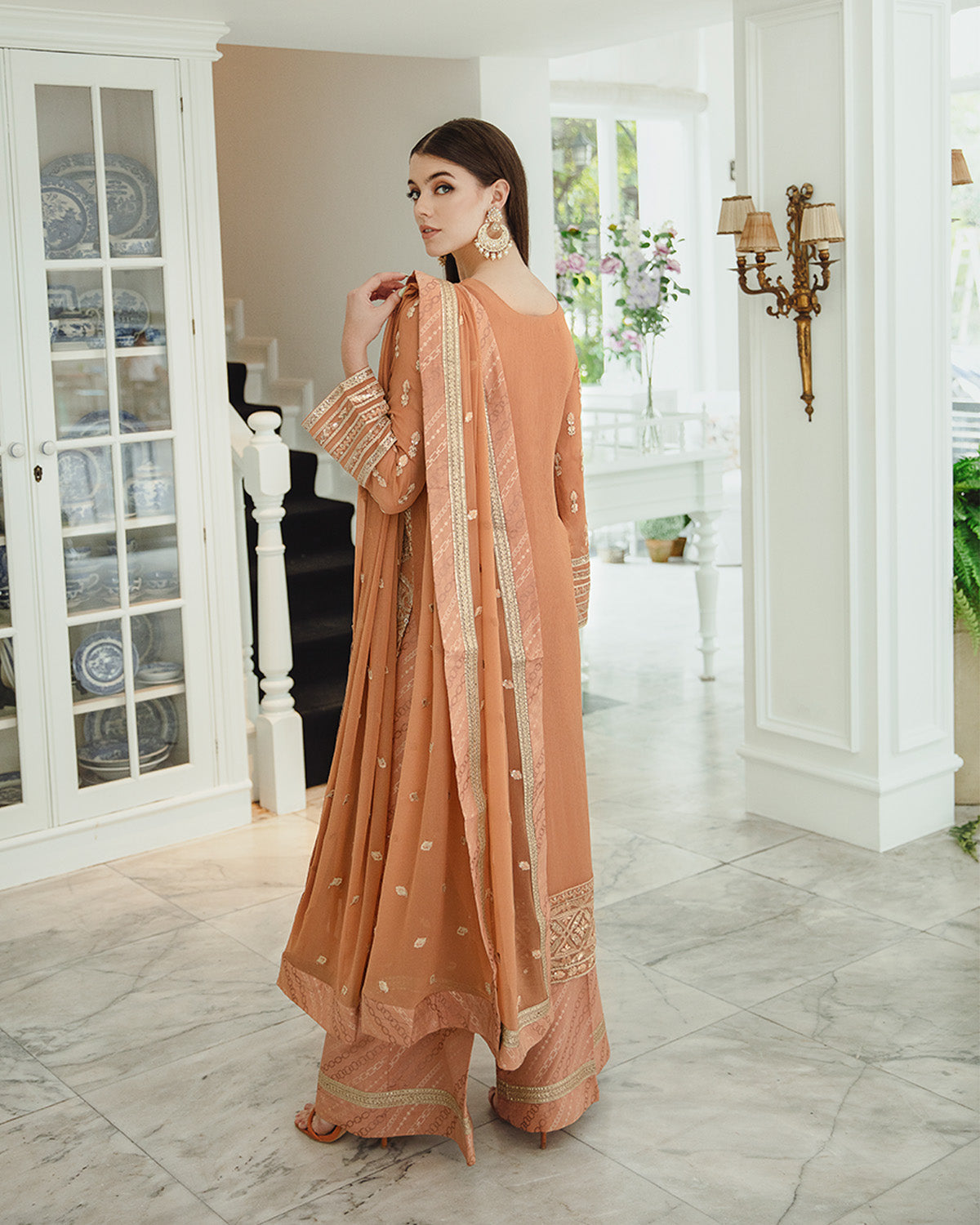 Maryum n Maria | Freesia Ariya Formals |  SW23-505 - Rosy Brown - Parisa - House Of Anaya