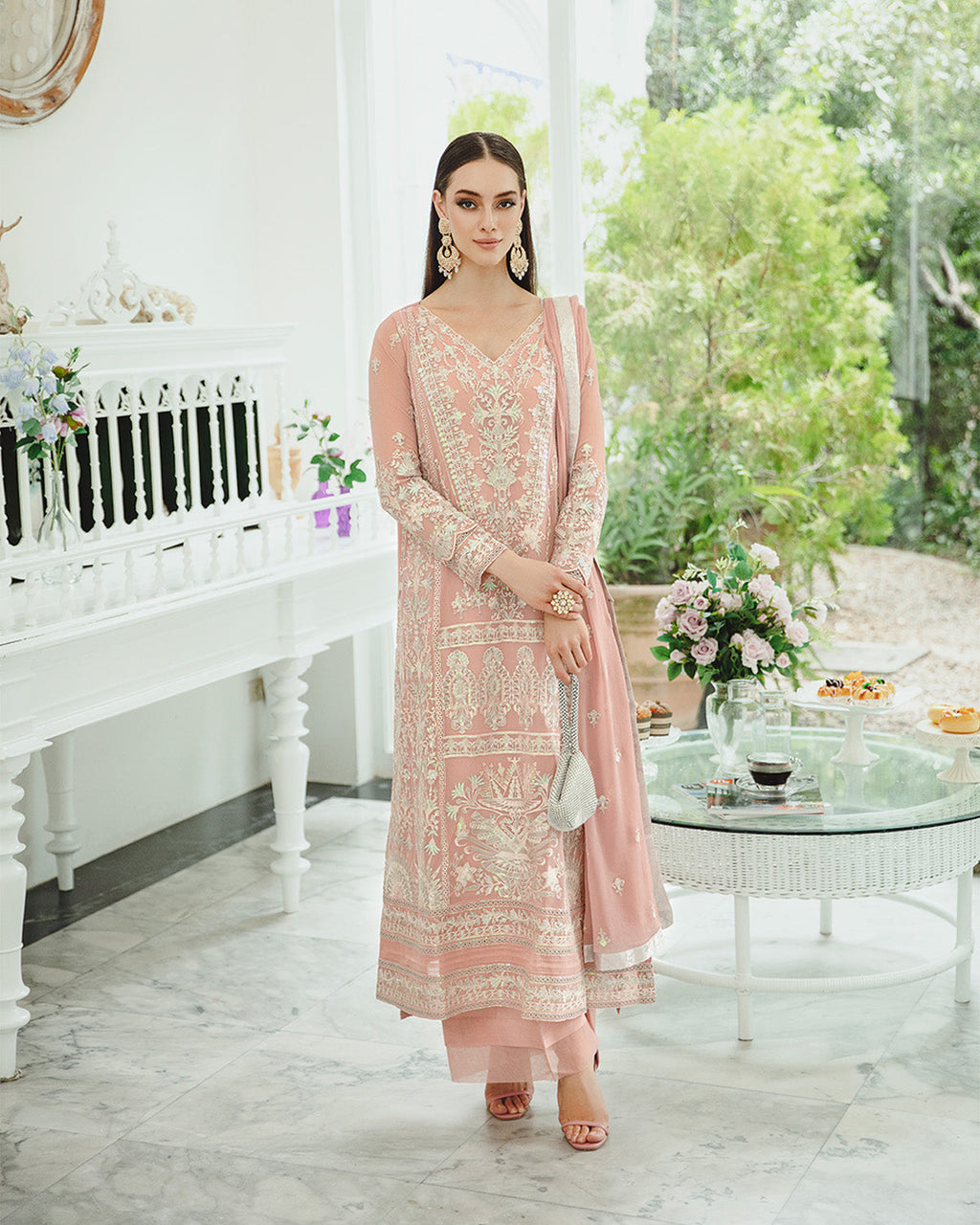 Maryum n Maria | Freesia Ariya Formals | SW23-503 - Pink Nude - Negar - House Of Anaya