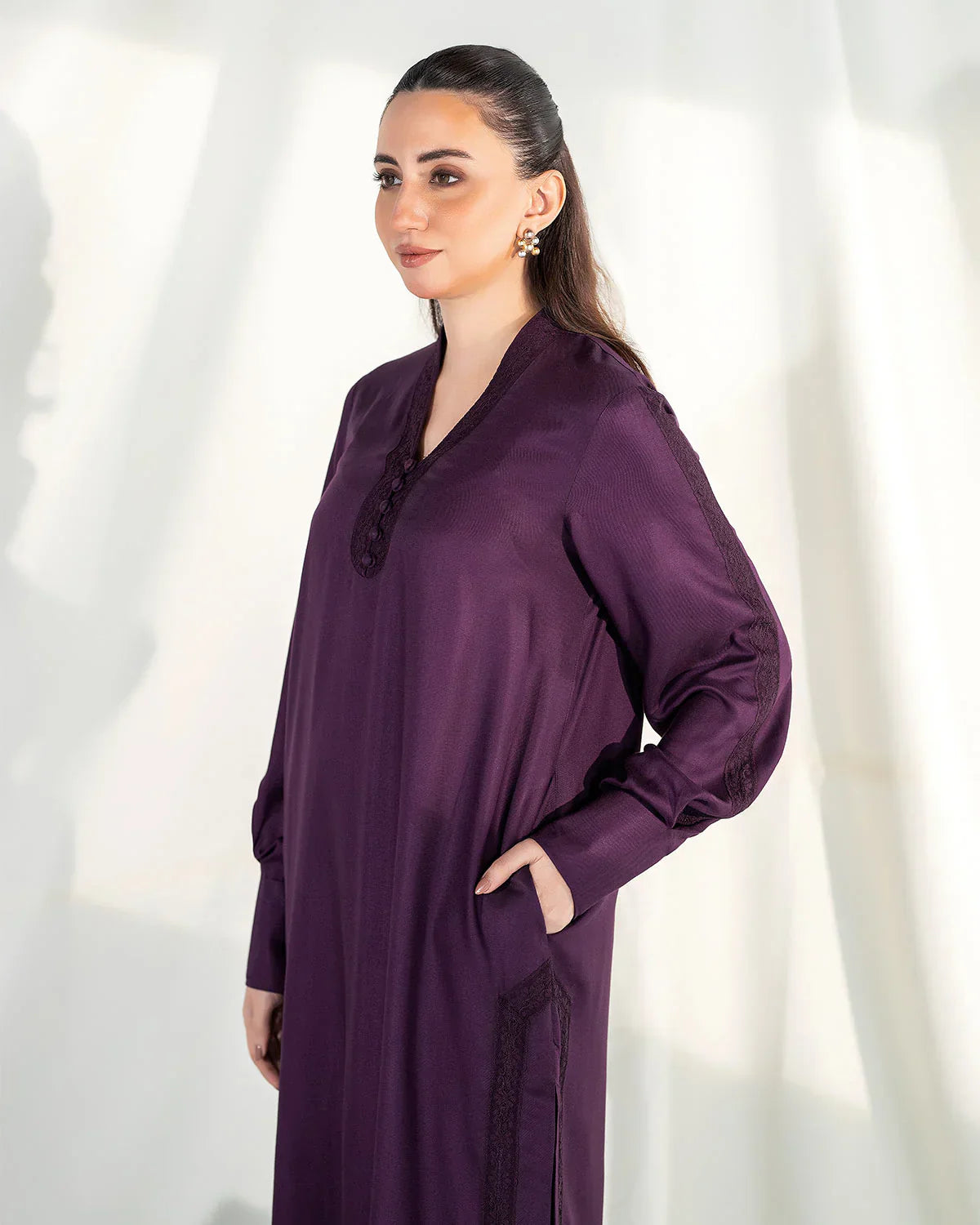 Zevk | Winter Flavour Kaftan | PLUM