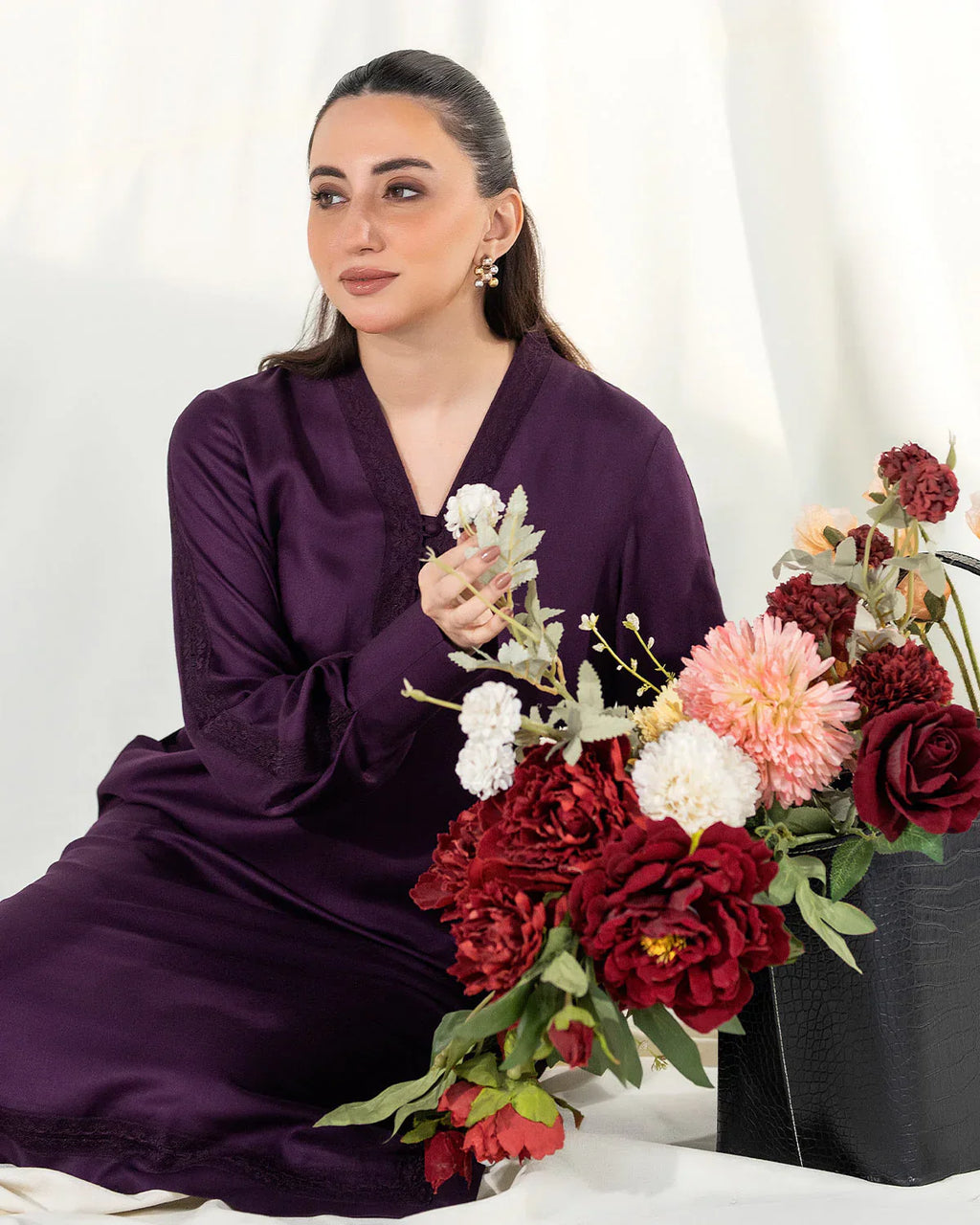 Zevk | Winter Flavour Kaftan | PLUM