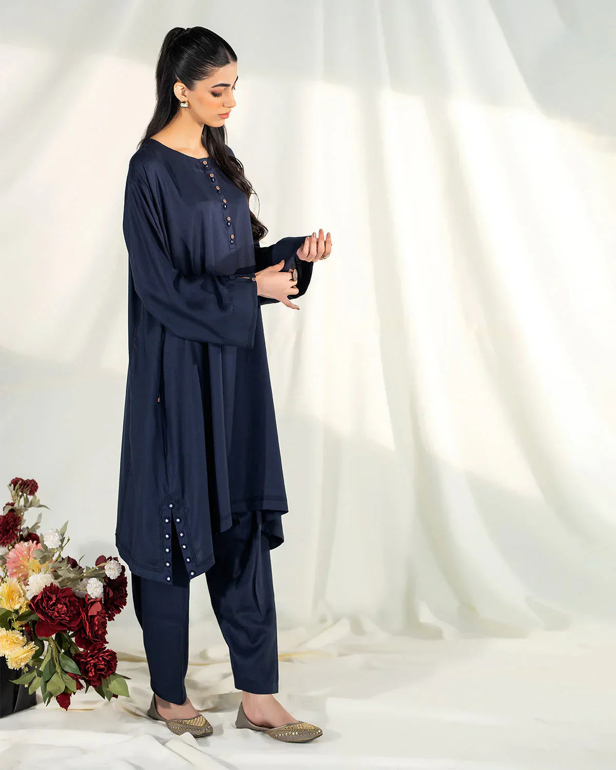 Zevk | Winter Flavour Kaftan | ROYAL BLUE