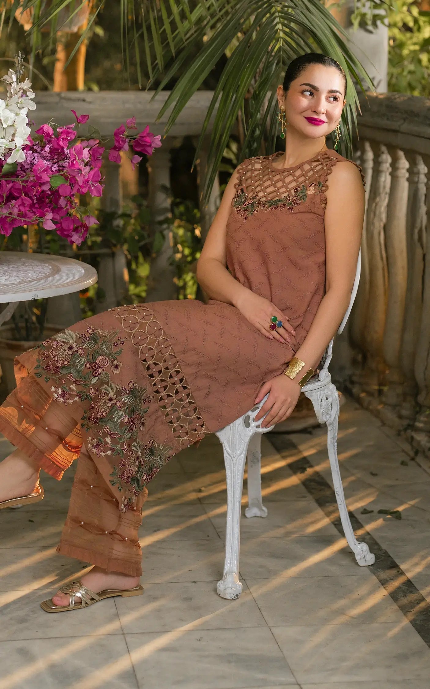 Asifa and Nabeel | Gulkari Summer 25 | Saffron Day (GKL-04) - Riwayat-e-Khas