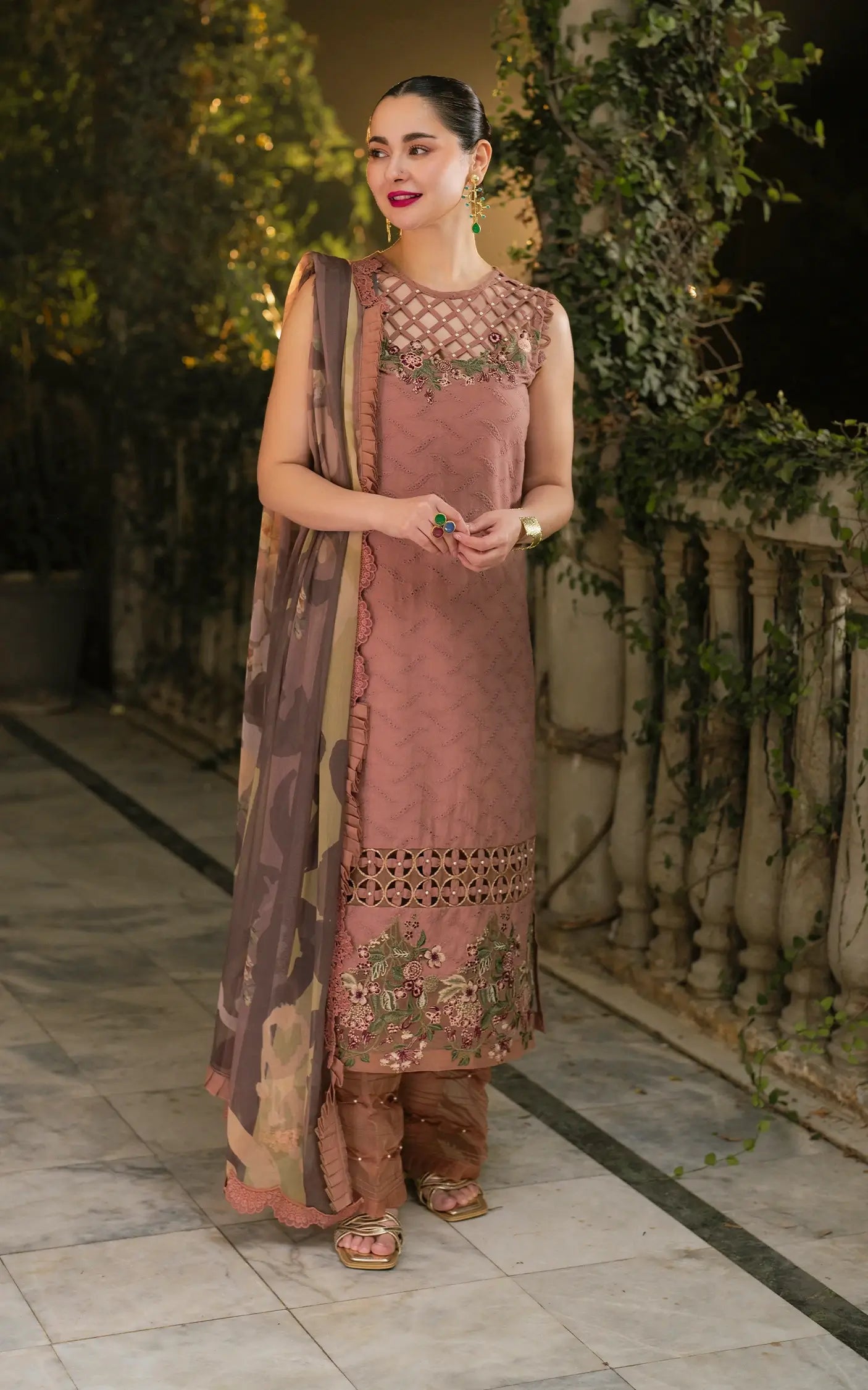 Asifa and Nabeel | Gulkari Summer 25 | Saffron Day (GKL-04) - Riwayat-e-Khas