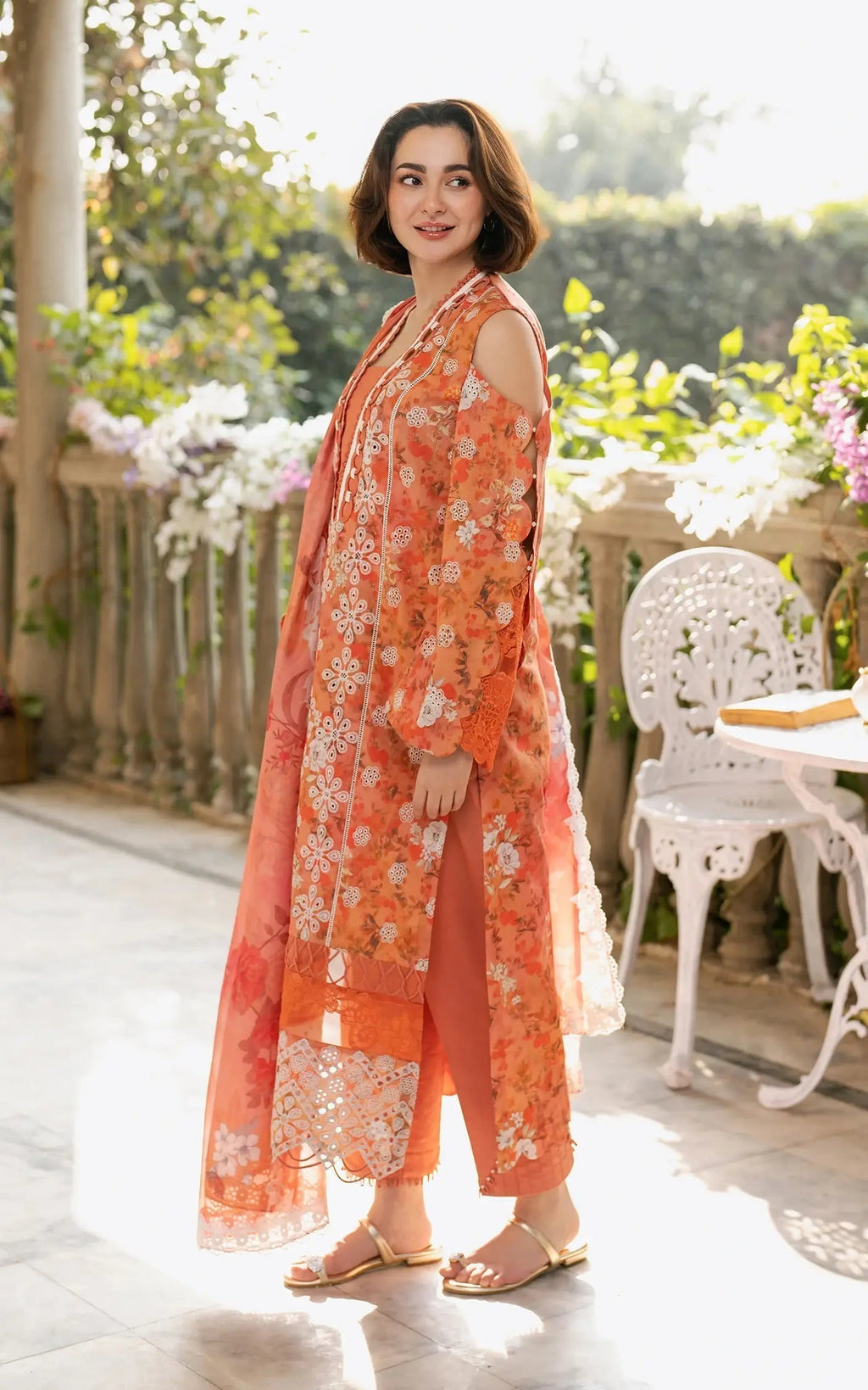 Asifa and Nabeel | Gulkari Summer 25 | Citrus Glow (GKL-08) - Riwayat-e-Khas