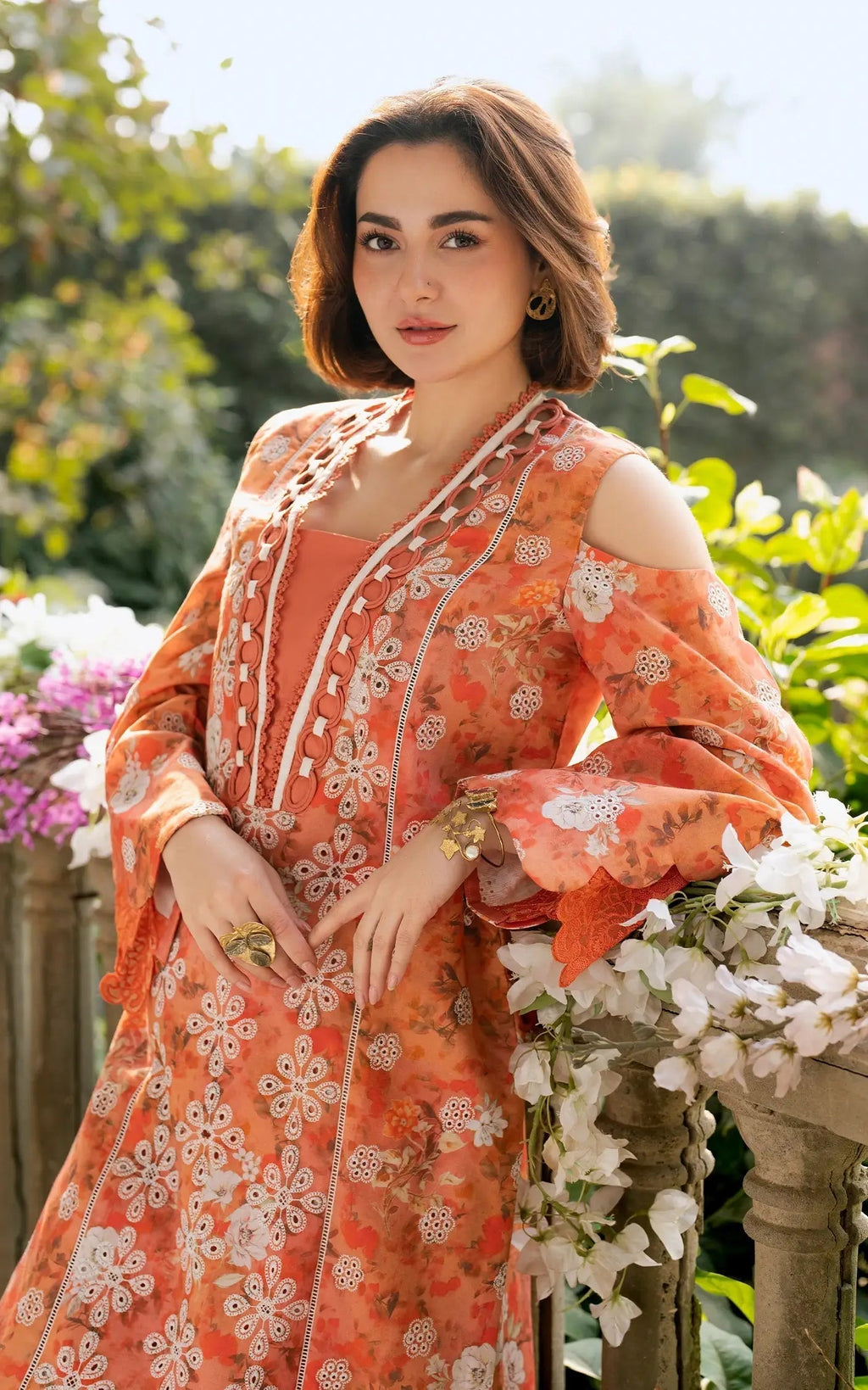 Asifa and Nabeel | Gulkari Summer 25 | Citrus Glow (GKL-08) - Riwayat-e-Khas