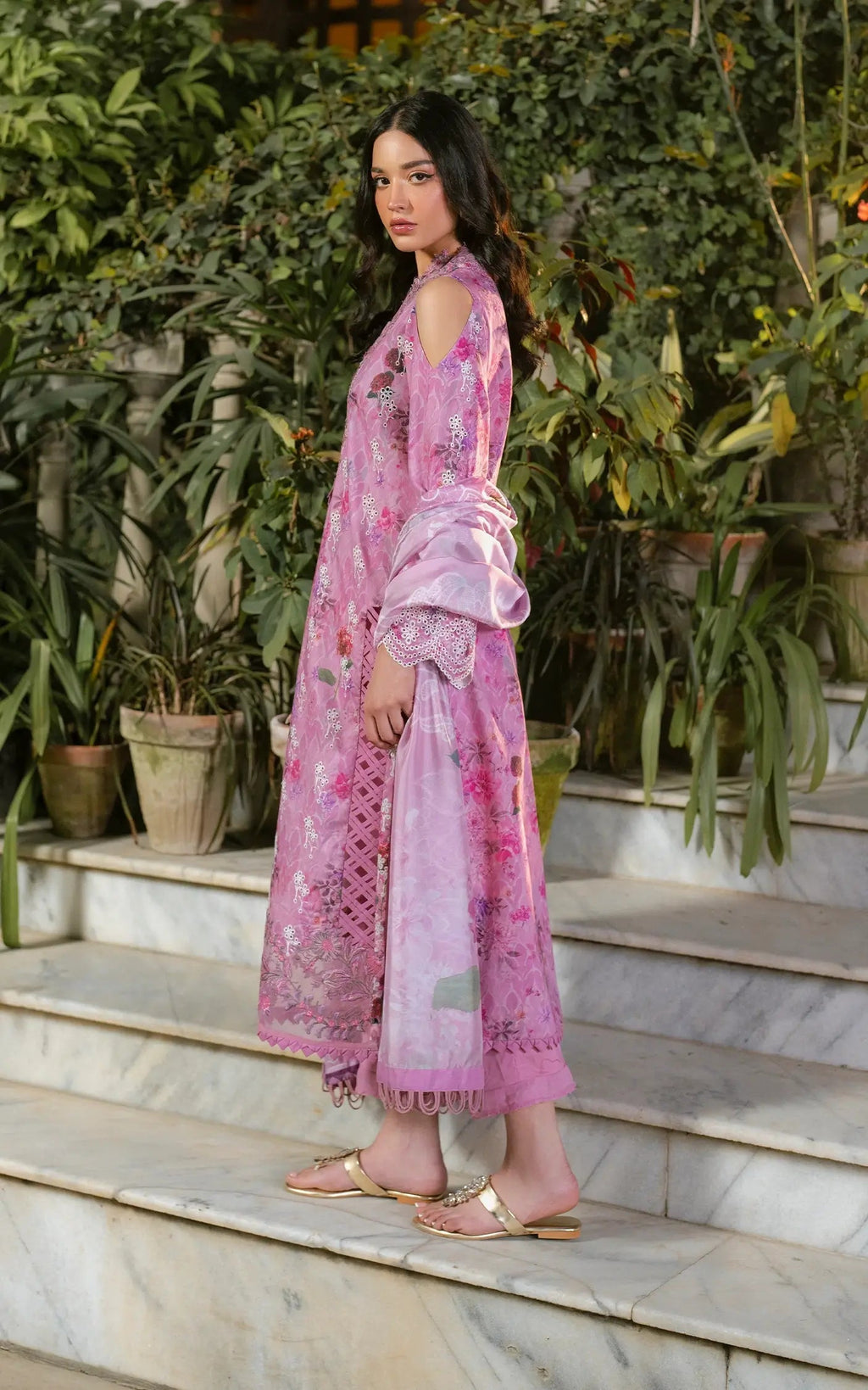 Asifa and Nabeel | Gulkari Summer 25 | Dawn Petals (GKL-10) - Riwayat-e-Khas