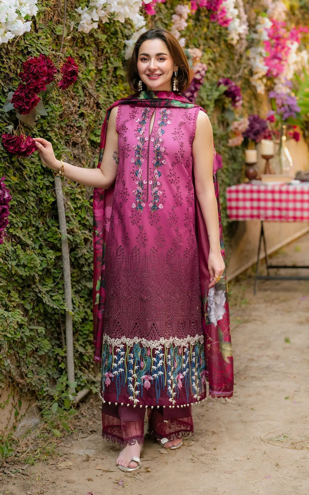 Asifa and Nabeel | Gulkari Summer 25 | Sunkissed Garden (GKL-13) - Riwayat-e-Khas
