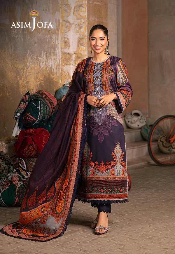 Asim Jofa | Aira Summer Prints | AJAR-12 - House Of Anaya