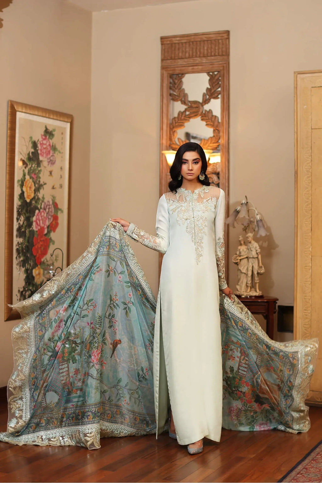 Musferah Saad | Enchante Formals | Azure - Riwayat e Khas