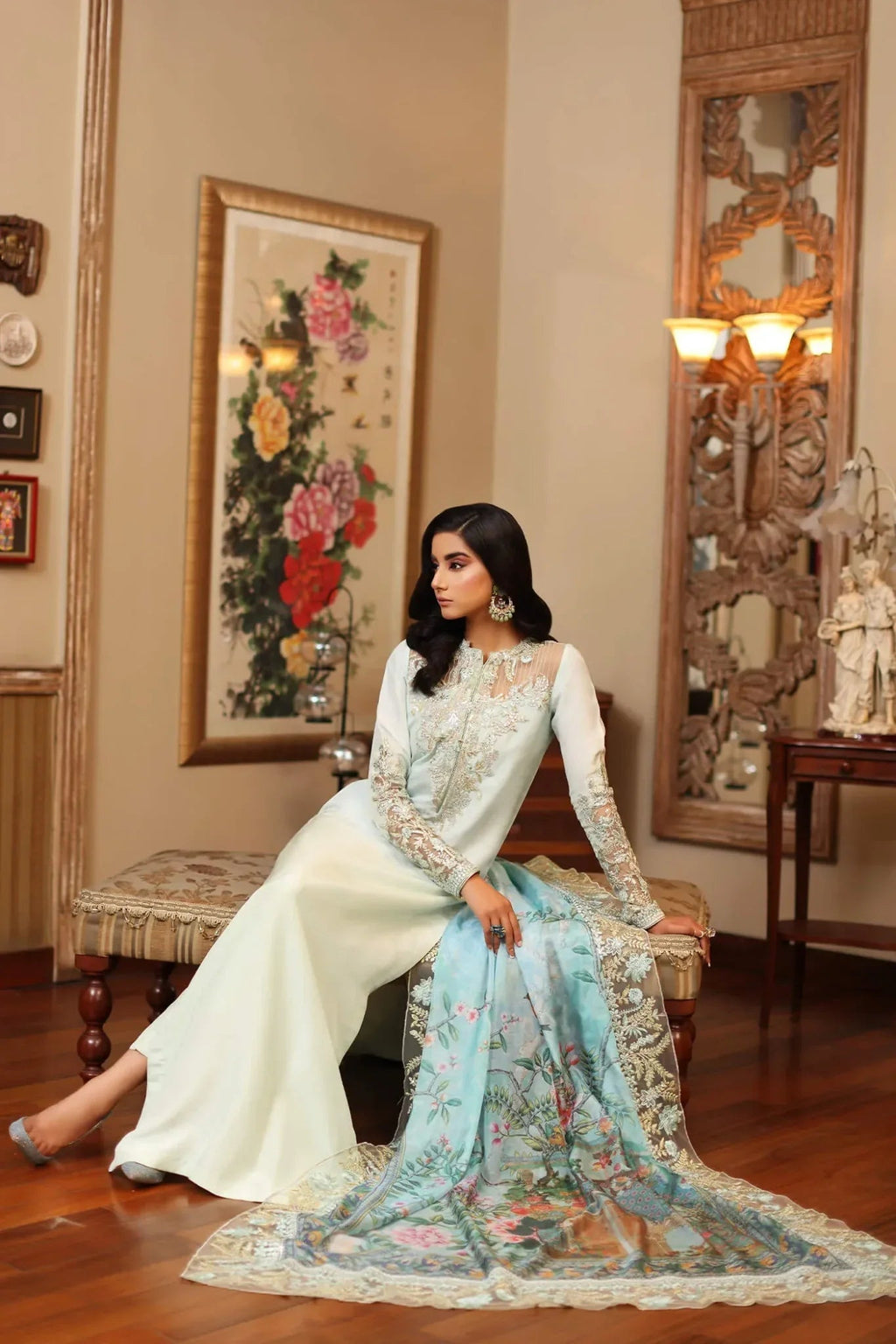 Musferah Saad | Enchante Formals | Azure - Riwayat e Khas