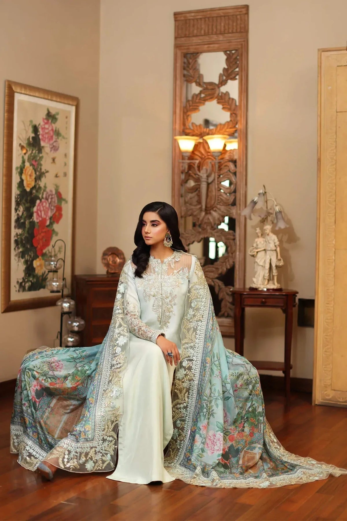 Musferah Saad | Enchante Formals | Azure - Riwayat e Khas