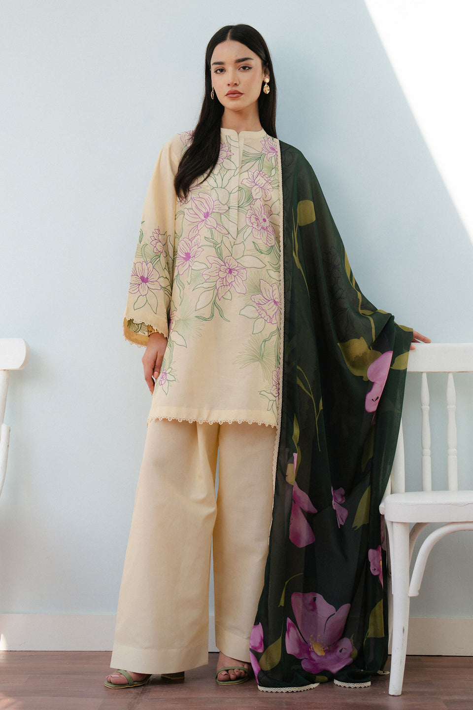 Zara Shahjahan | Coco Lawn 25 | BLOOM-1B - Riwayat-e-Khas