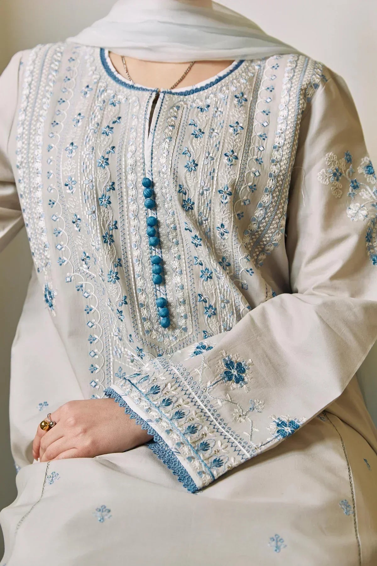 Zara Shahjahan | Coco Lawn 24 | BANO-2A - House Of Anaya
