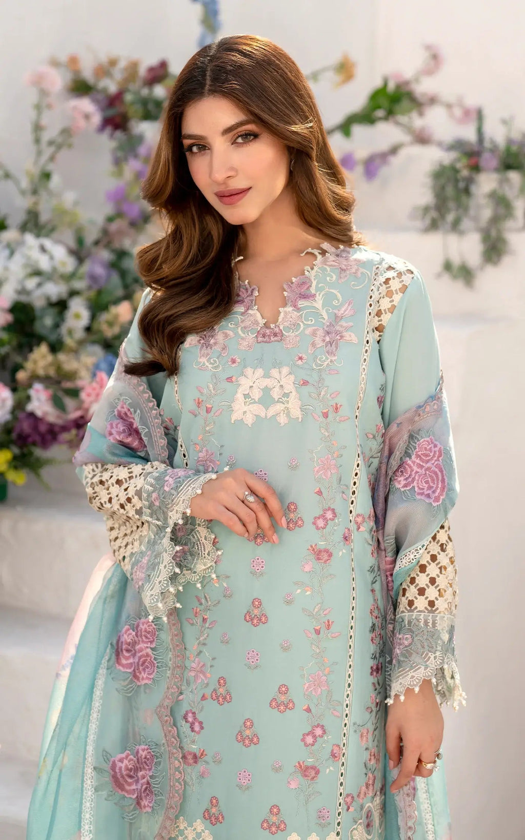 Asifa and Nabeel | Azalia Summer 25 | Bells of Ireland (AZL25-10) - House Of Anaya
