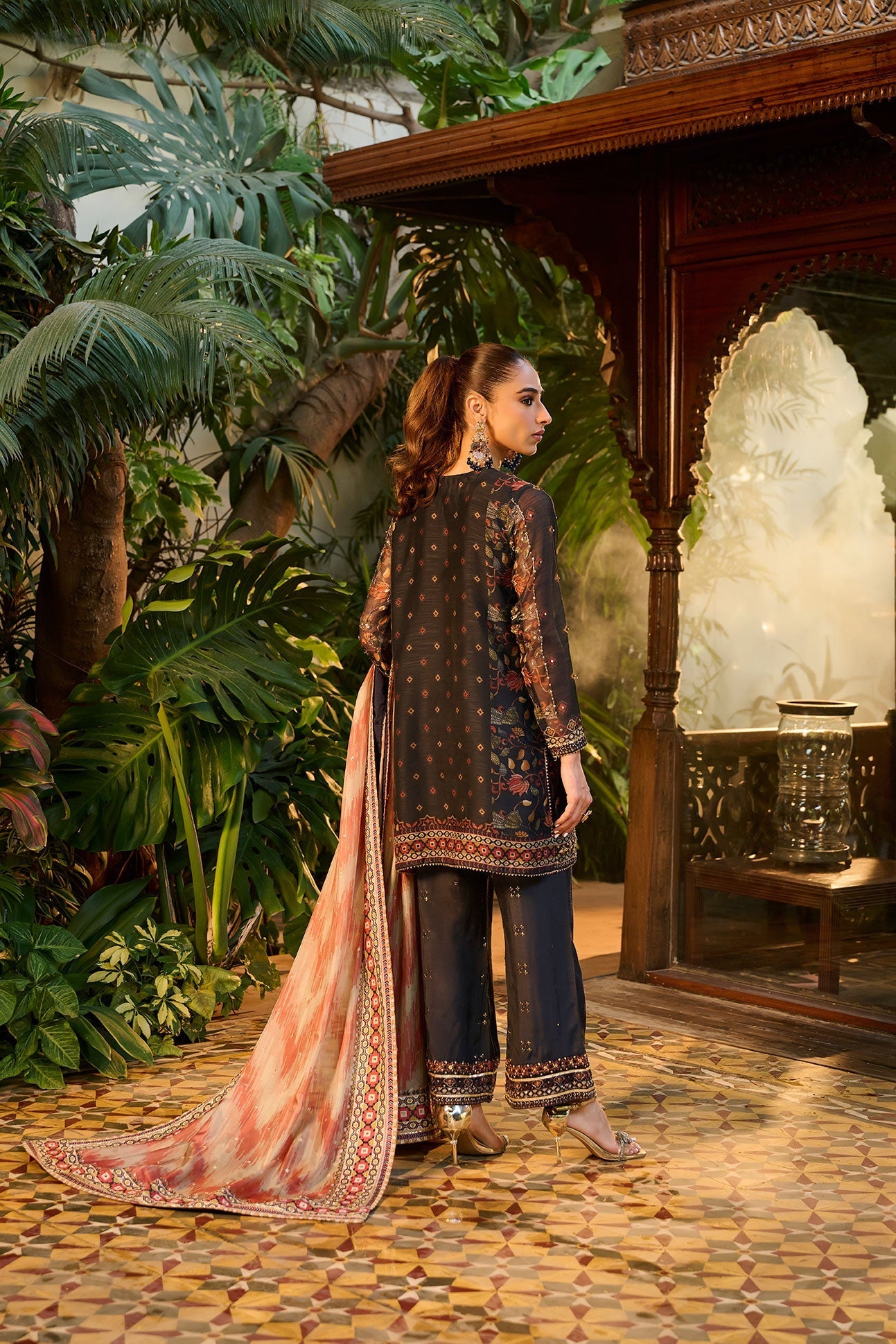 Dhanak | DHANAK COUTURE | HF-3005 NAVY BLUE 3Pcs