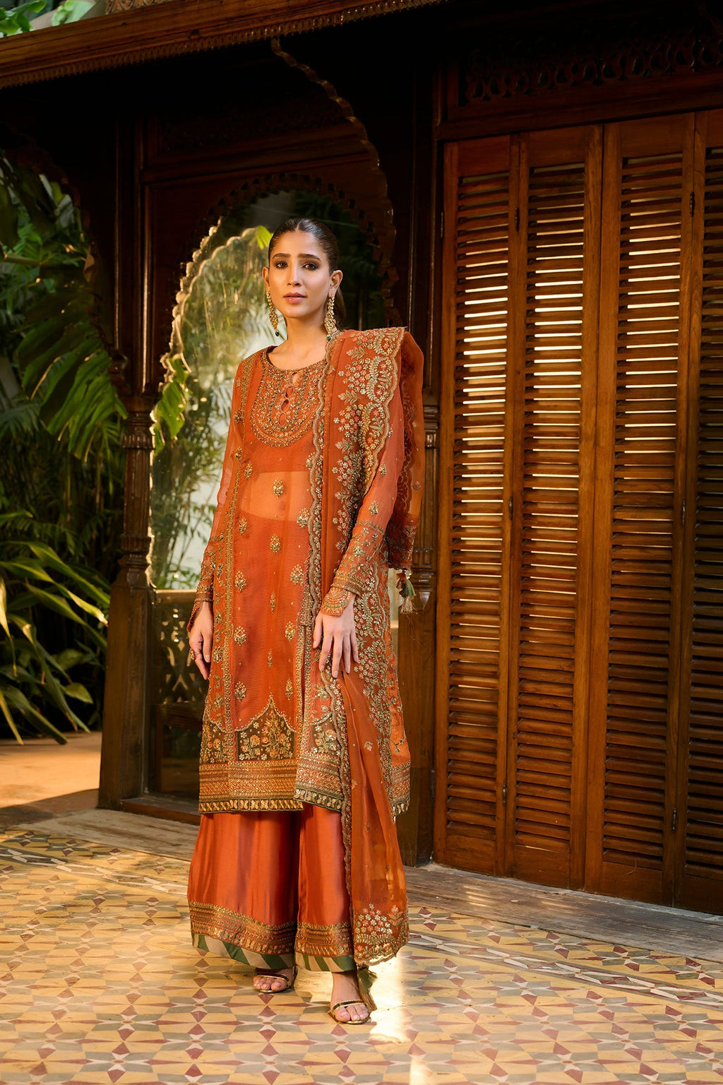 Dhanak | DHANAK COUTURE | HF-3001 RUST 3Pcs
