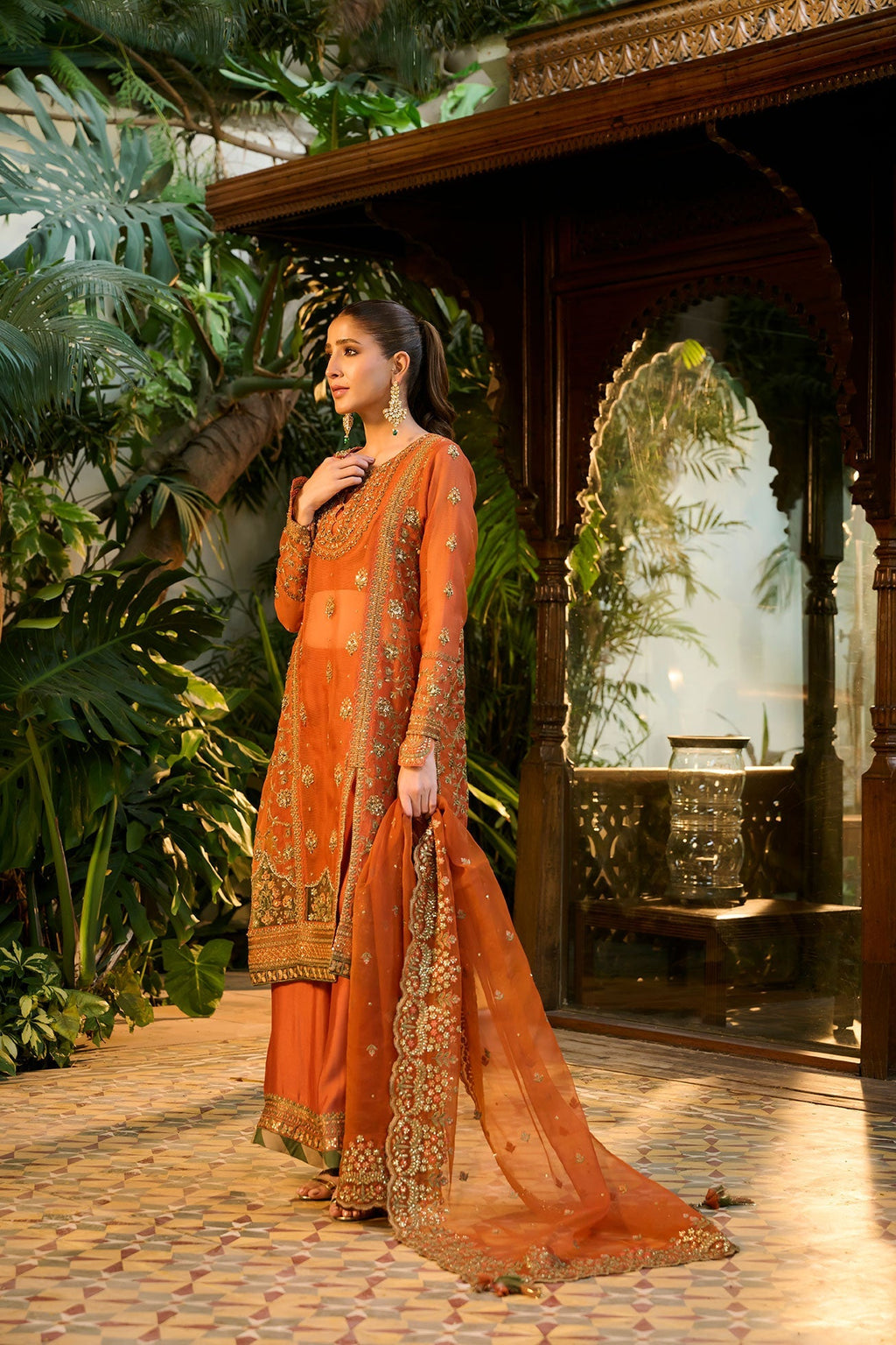 Dhanak | DHANAK COUTURE | HF-3001 RUST 3Pcs