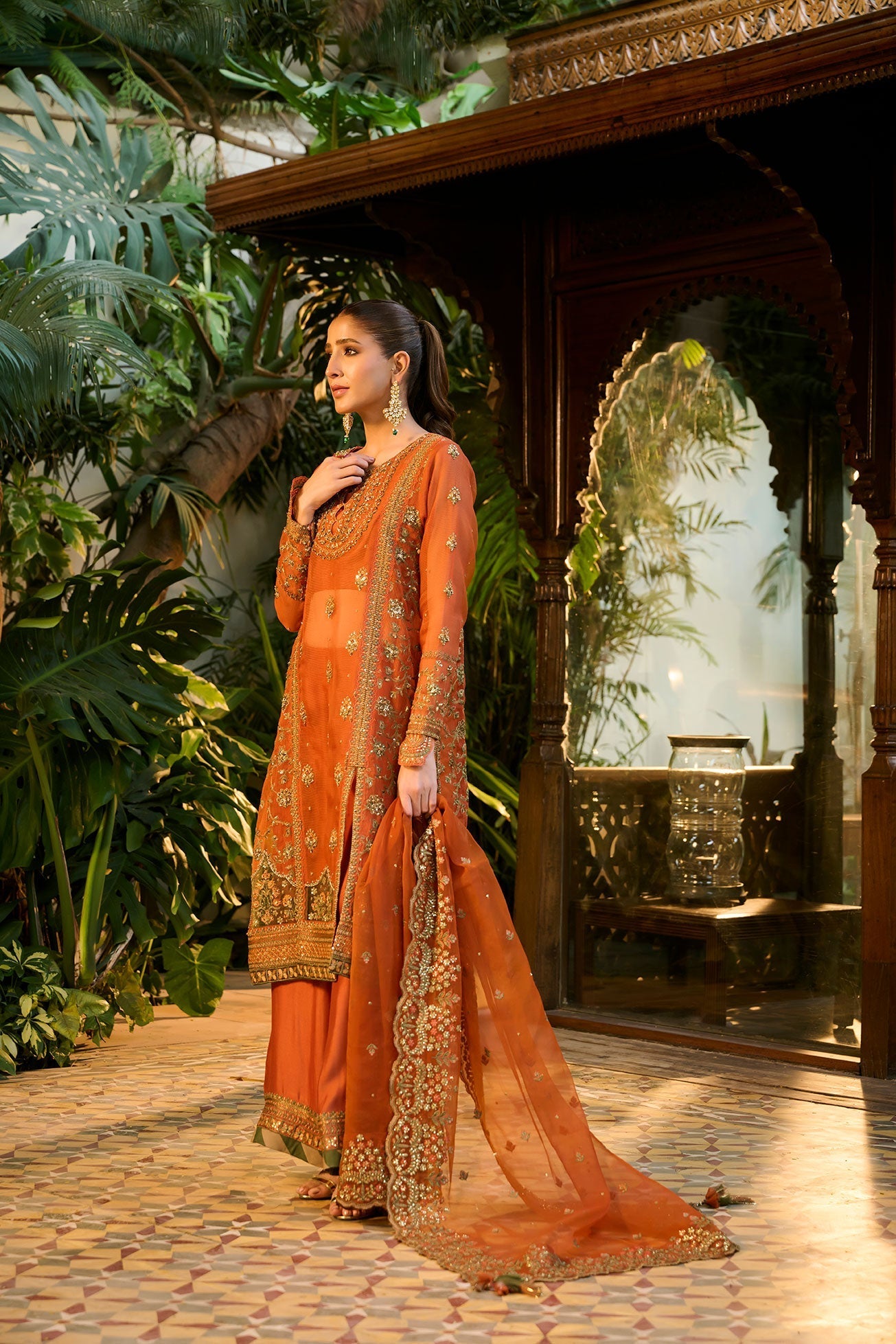 Dhanak | DHANAK COUTURE | HF-3001 RUST 3Pcs